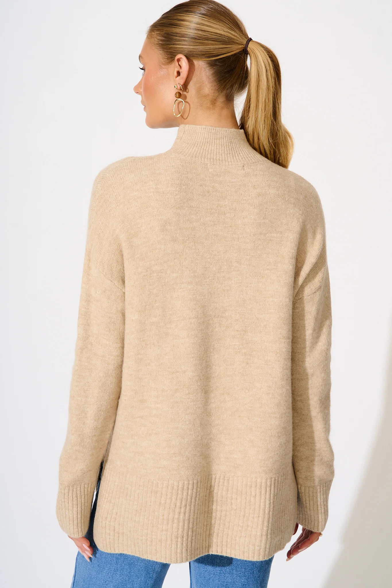 Abby Knit in Beige - Image 3