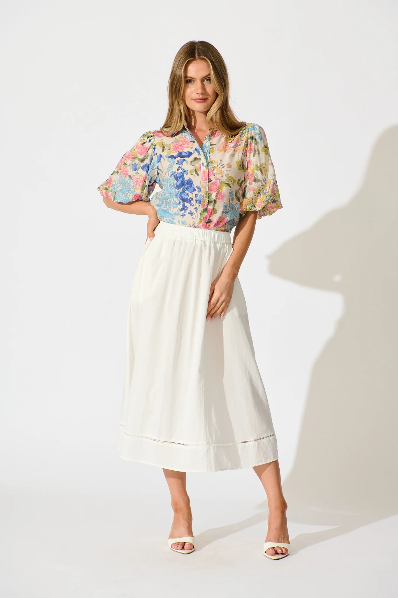 Aeryn Shirt In Vintage Floral Print - Image 4
