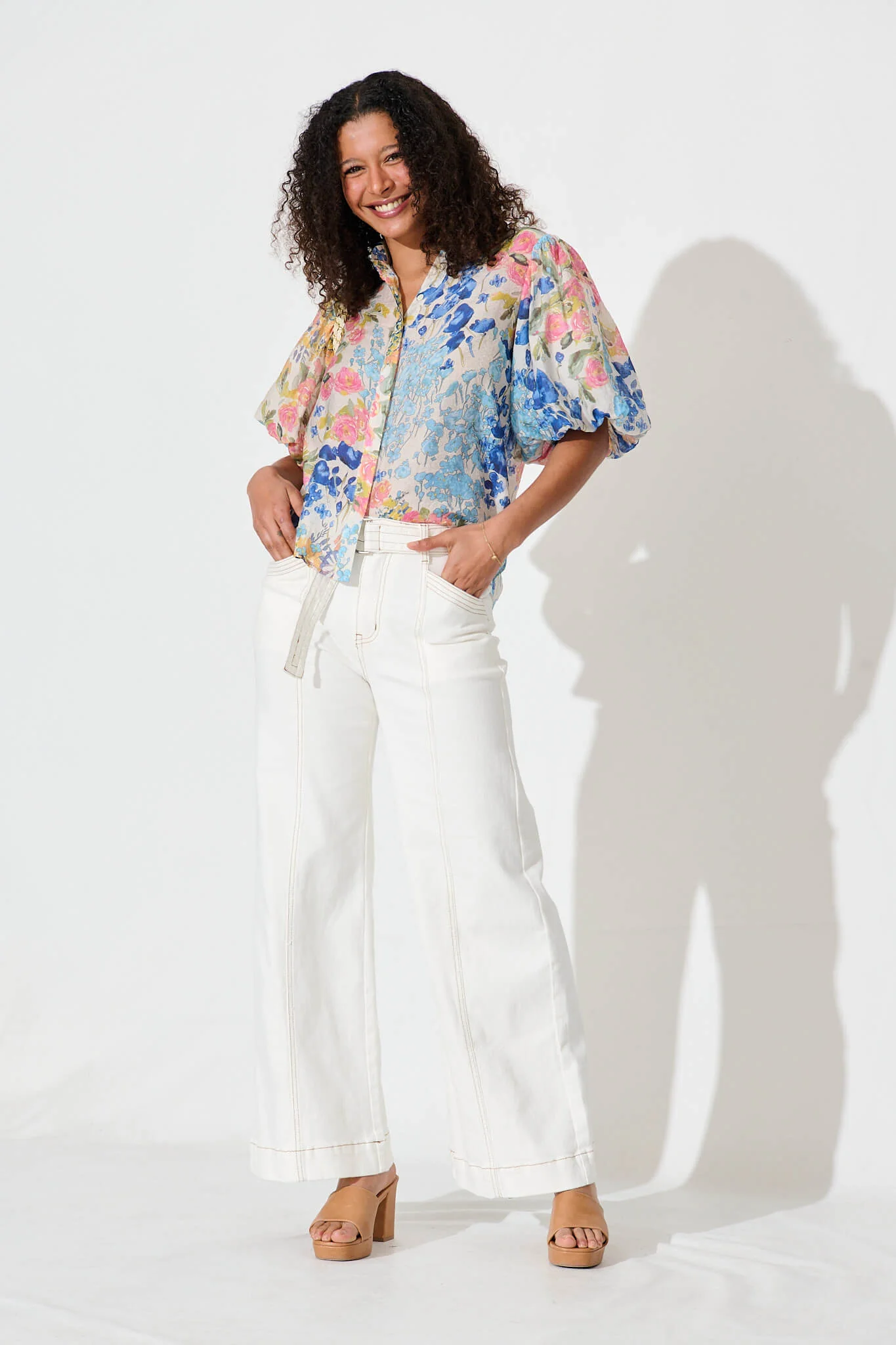 Aeryn Shirt In Vintage Floral Print - Image 5