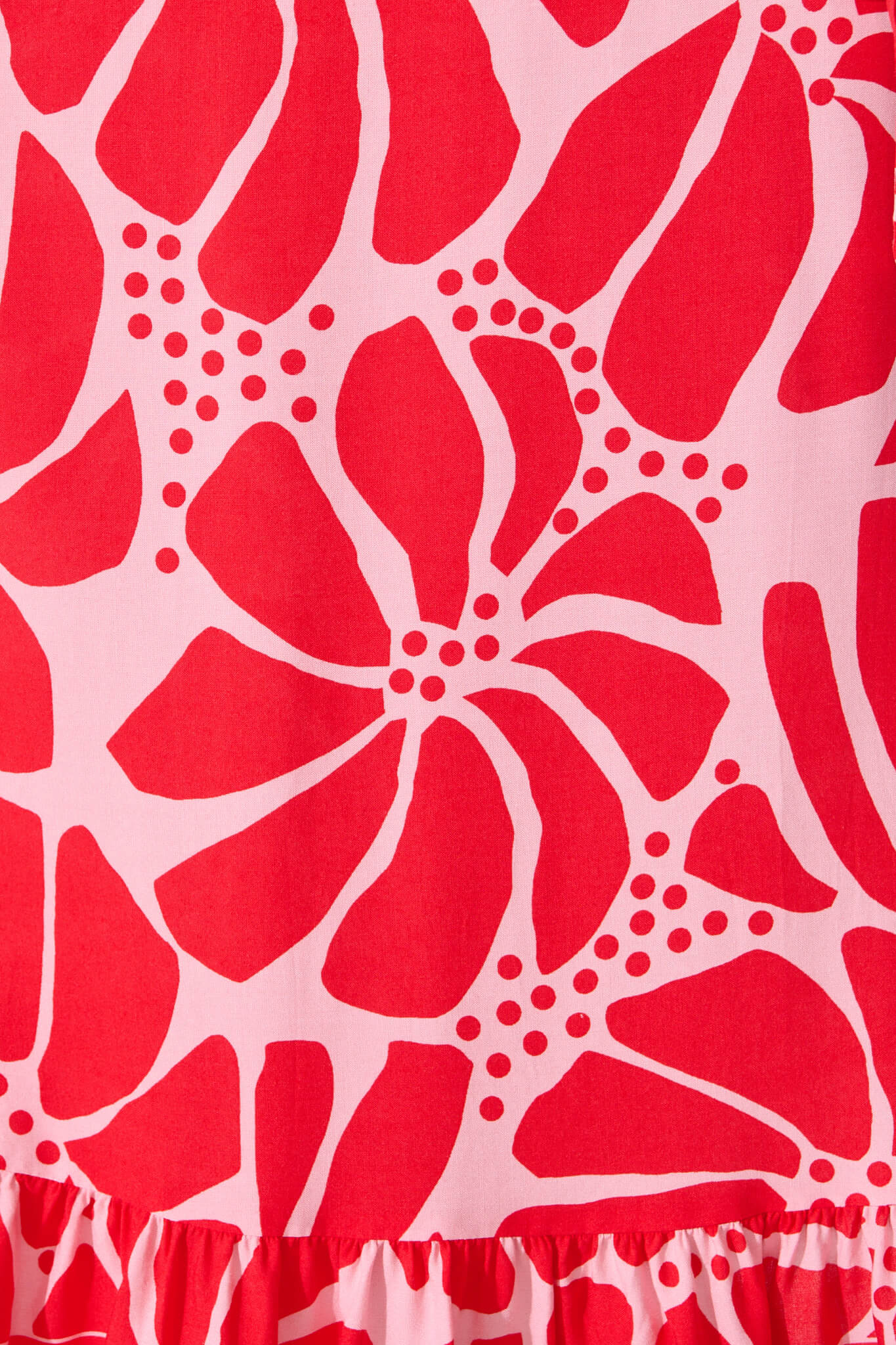Aiken Midi Dress in Pink and Red Floral - Image 6