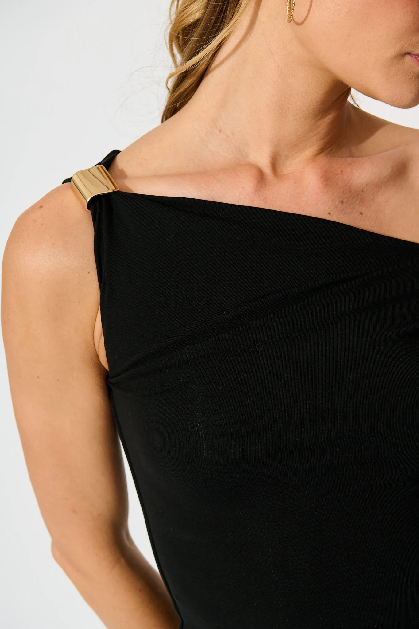 Ala Off Shoulder Top in Black - Image 5