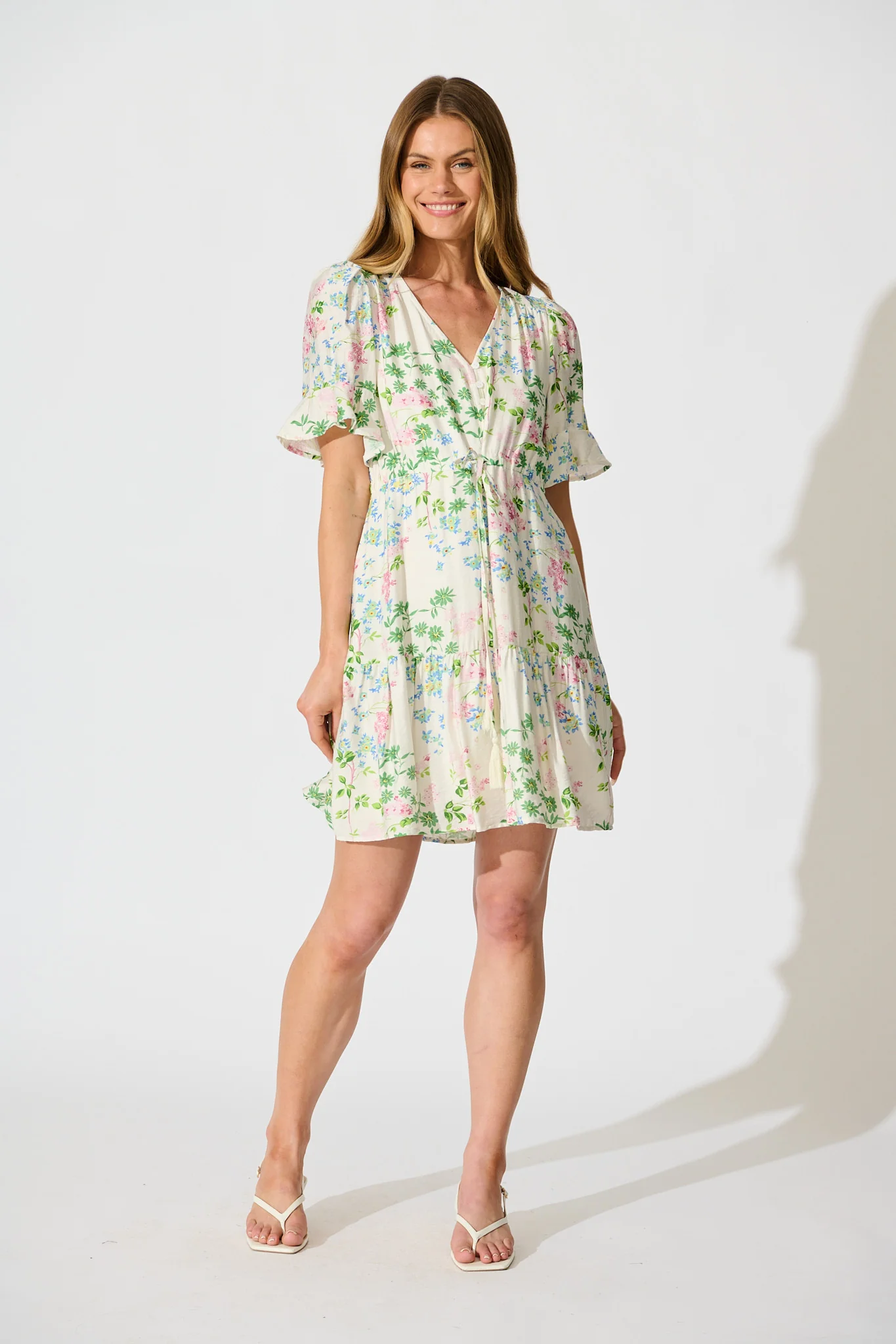 Alenya Dress in Multi Floral