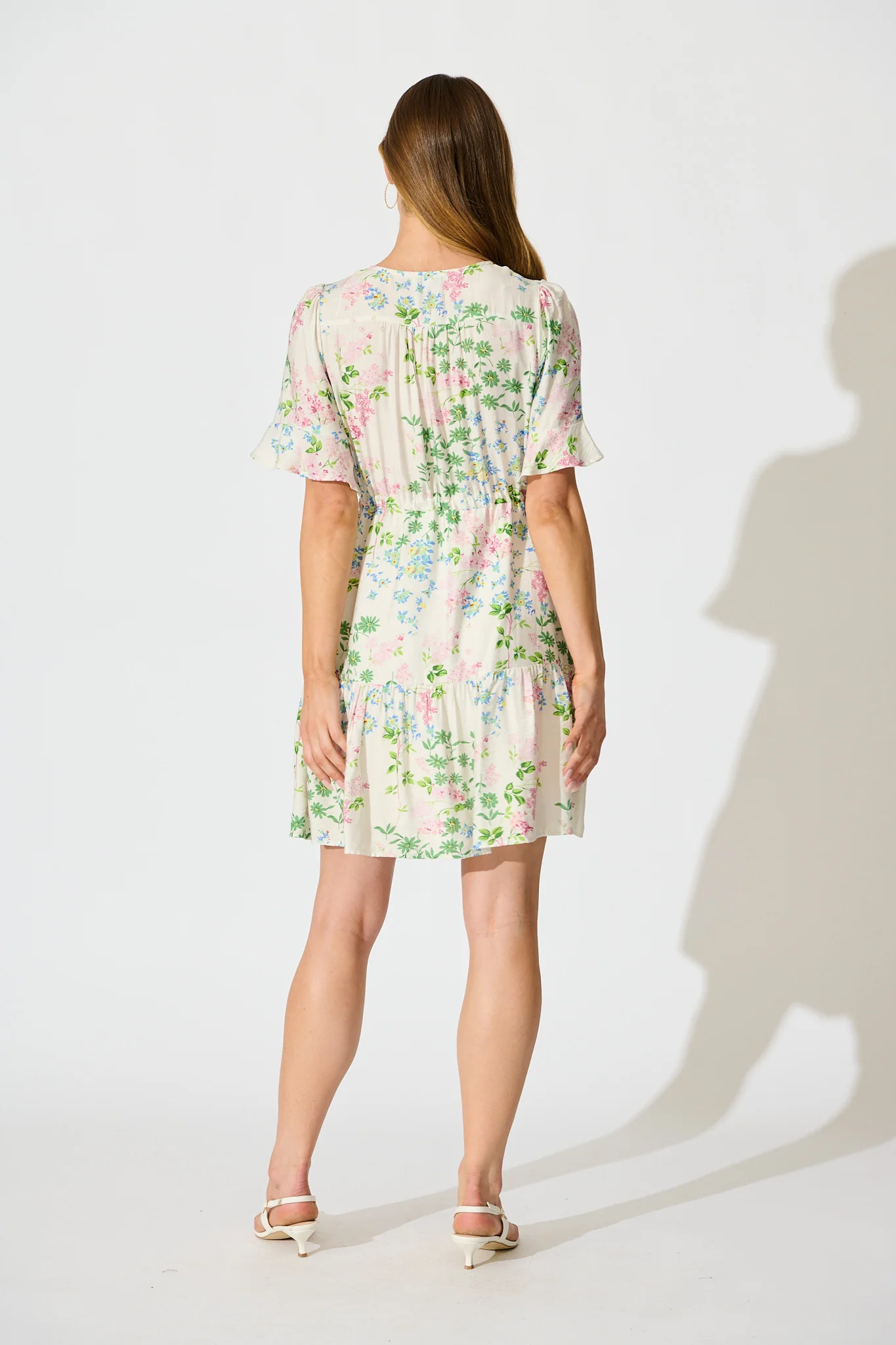 Alenya Dress in Multi Floral - Image 4