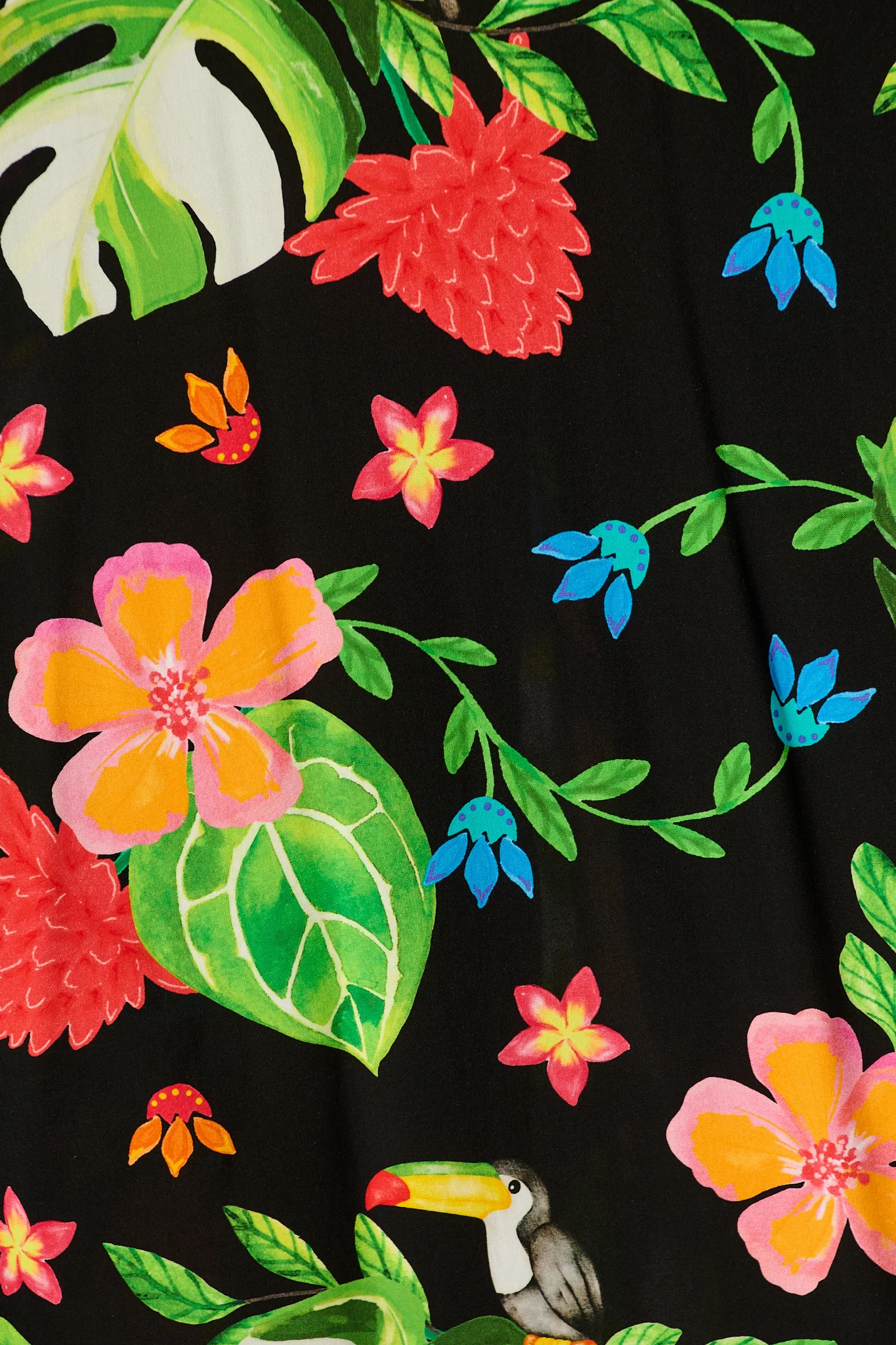 Alizee Maxi Sundress in Black Multi Print - Image 6