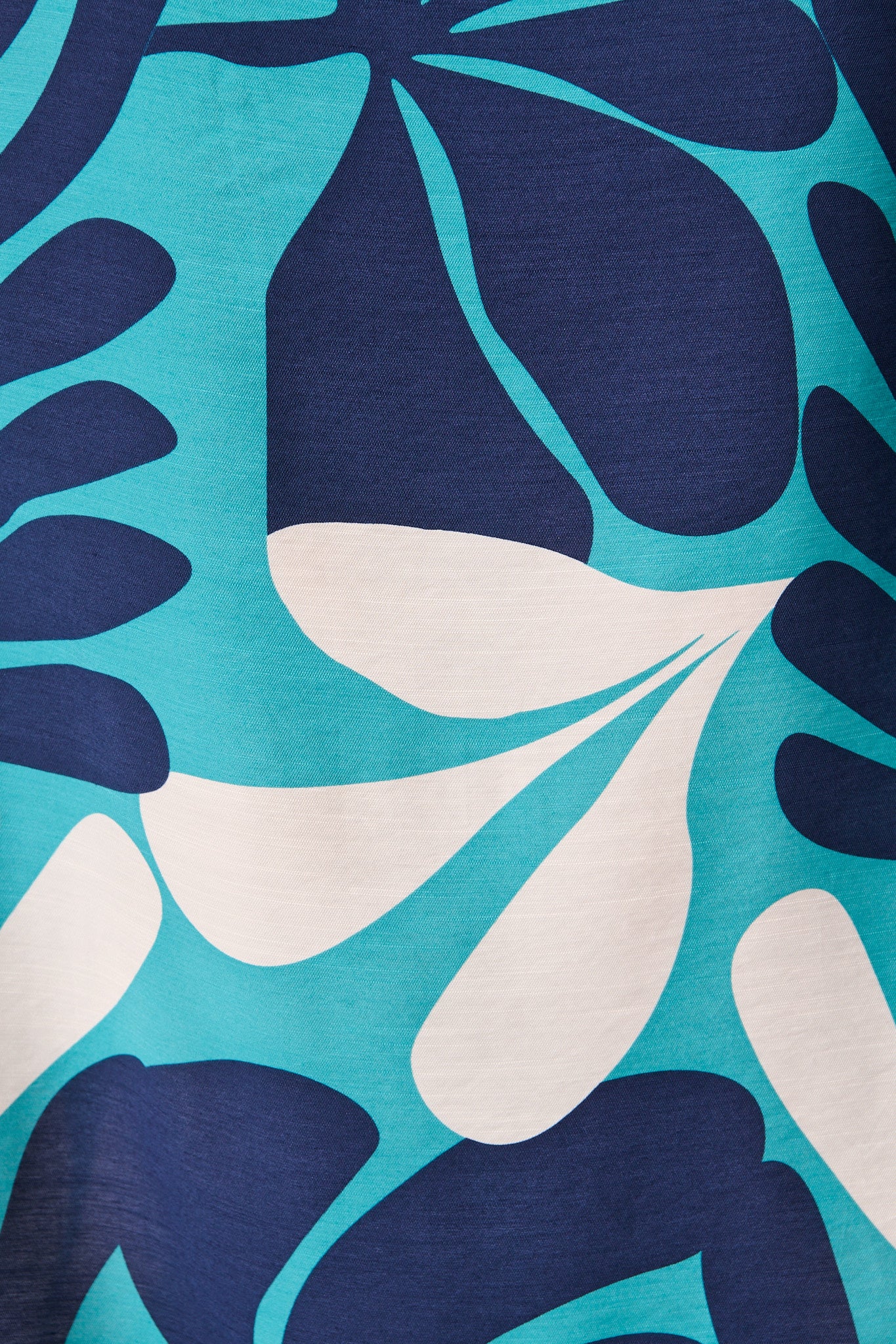 Allegra Maxi Dress in Multi Blue Print - Image 6