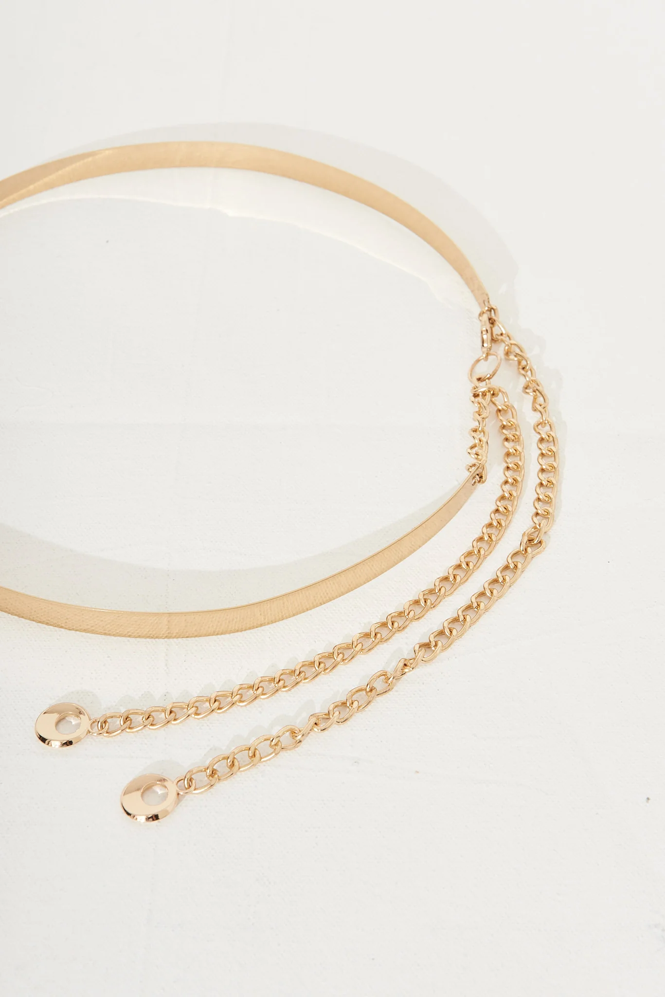 Allure Skinny Belt In Gold - Image 4