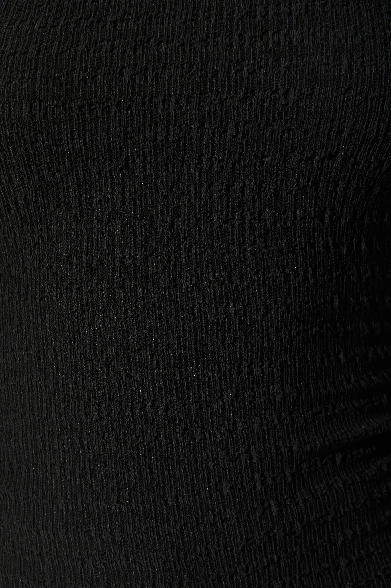 Alma Top in Black Textured Jersey - Image 6