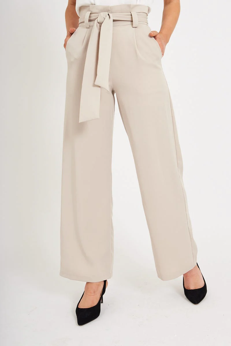 Alter Ego Pants In Beige - Image 2