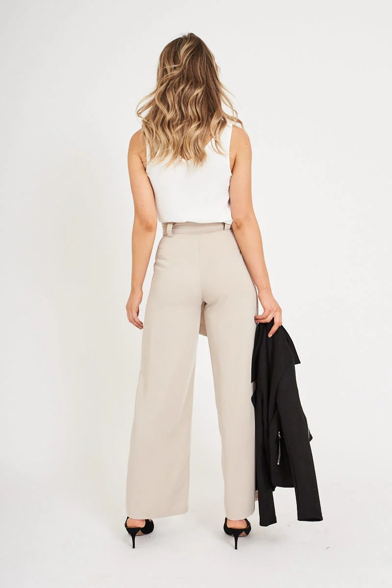 Alter Ego Pants In Beige - Image 6