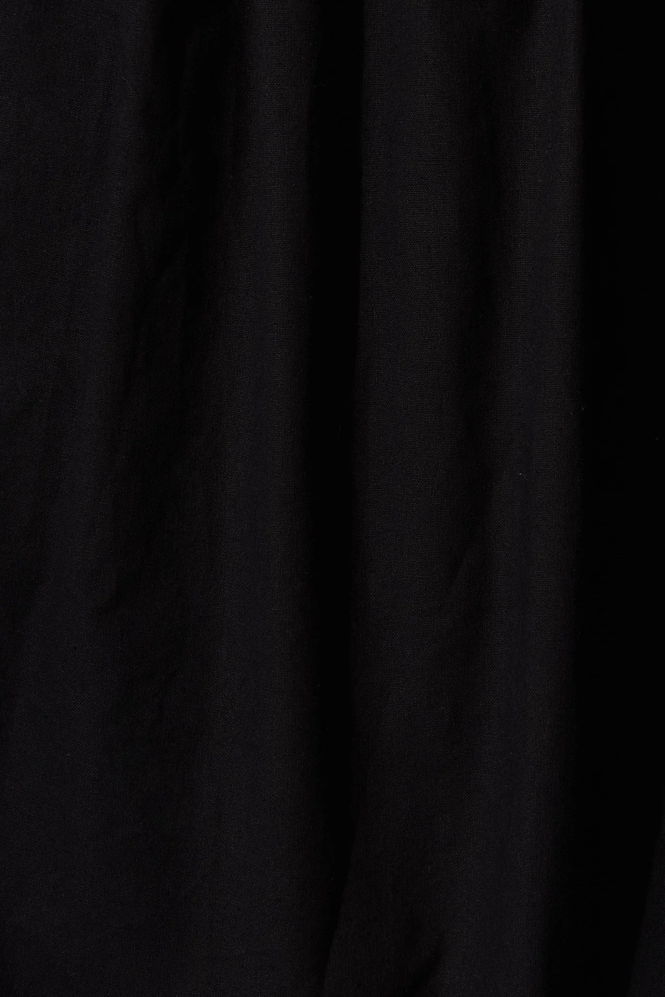 Amalie Midi Dress In Black Cotton - Image 8