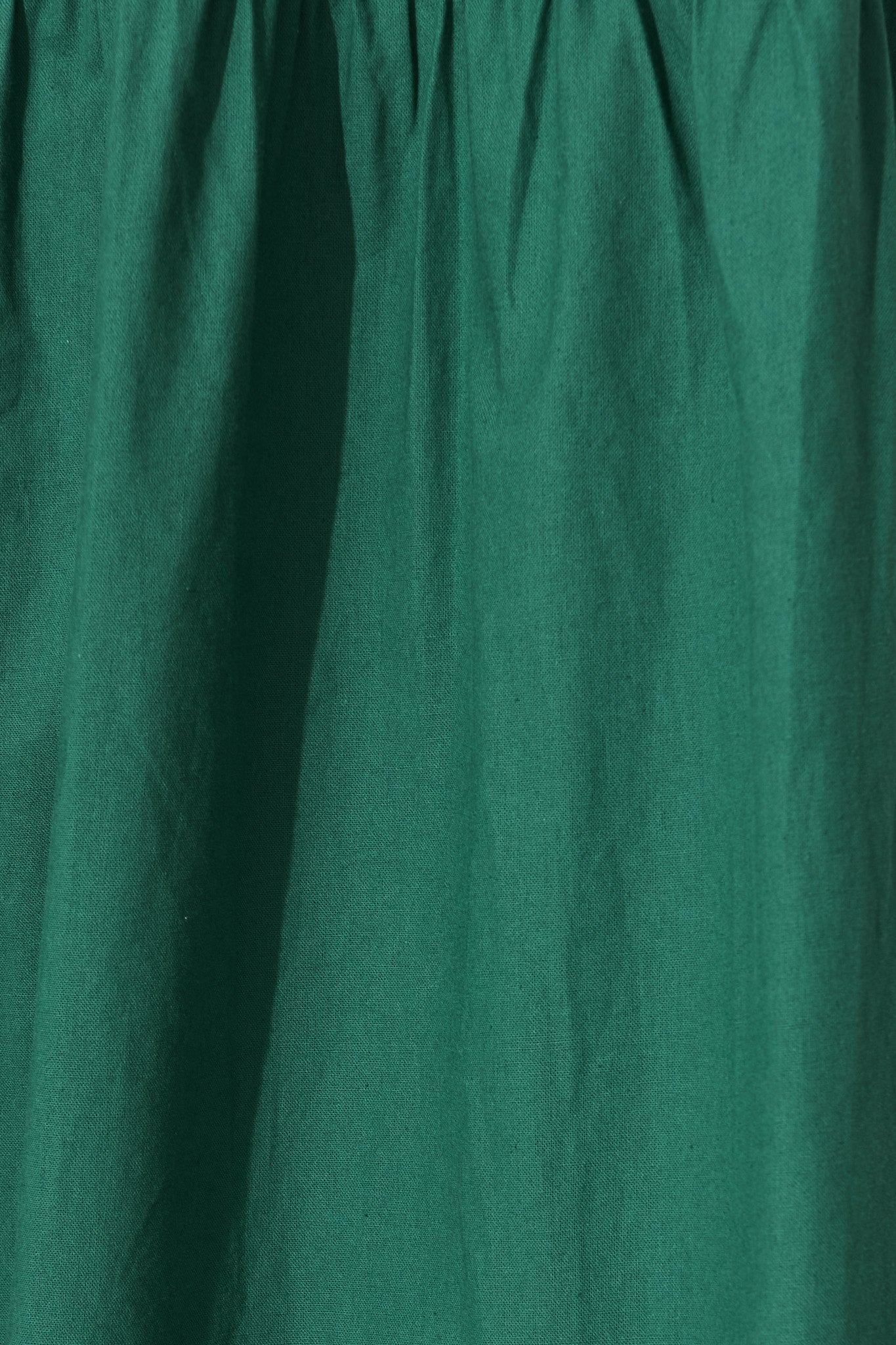 Amalie Midi Dress In Green Cotton - Image 15