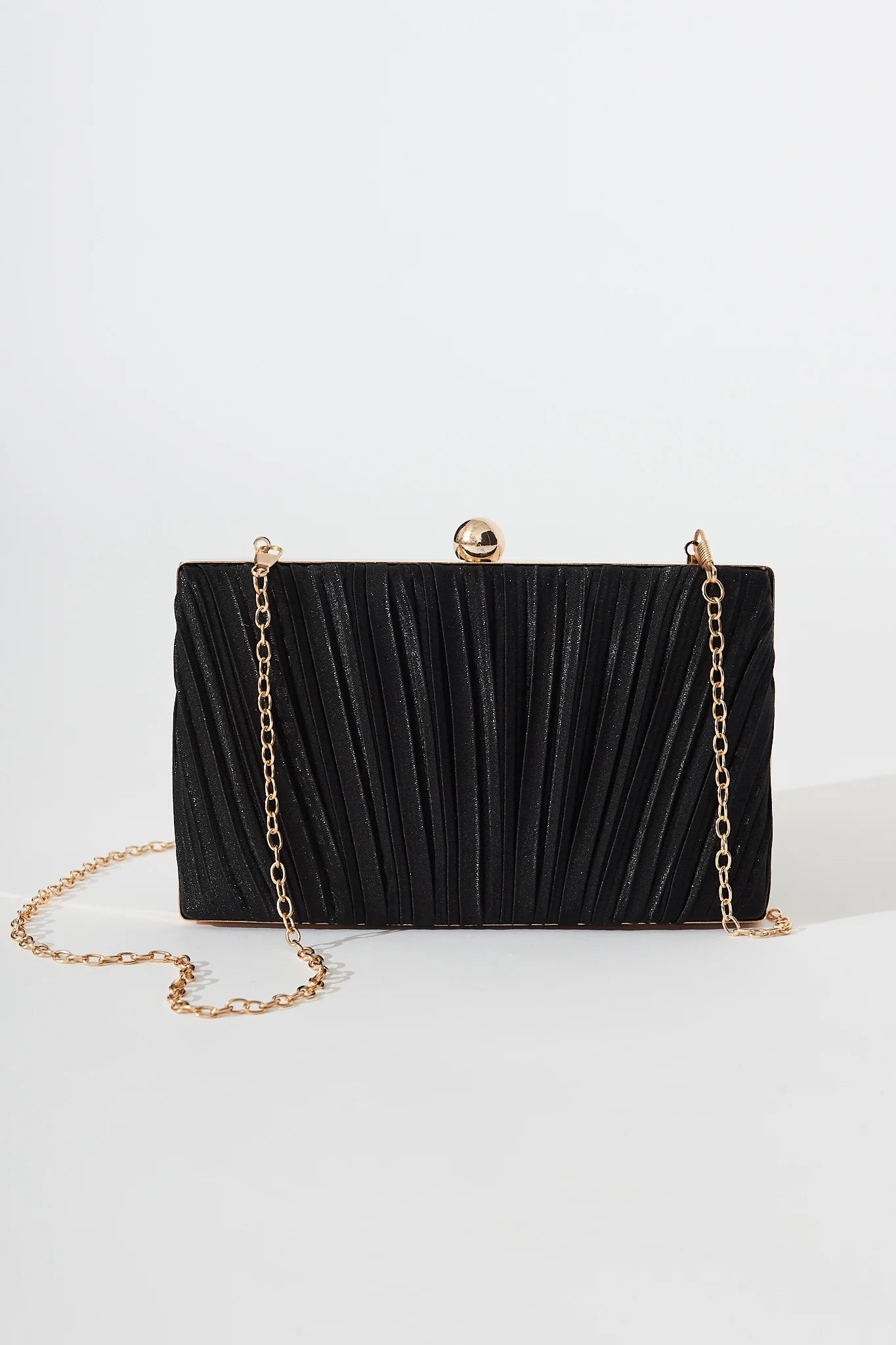 Amina Clutch Bag In Black