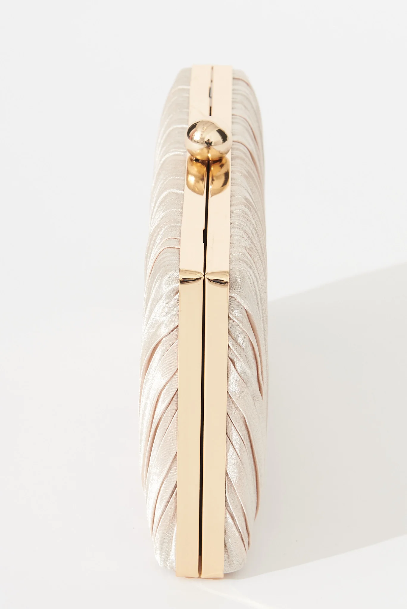 Amina Clutch Bag In Gold - Image 6