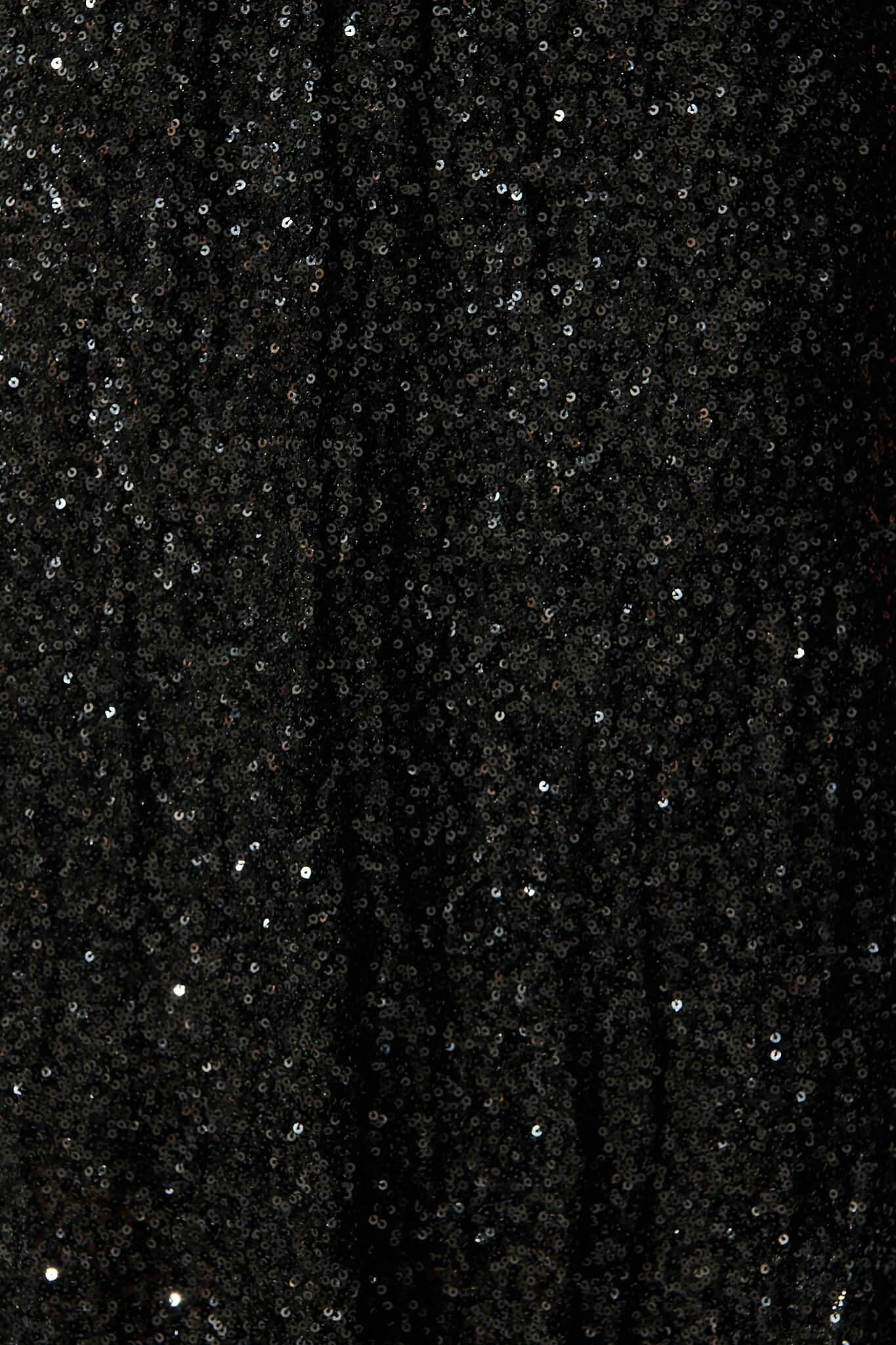 Amiri Off Shoulder Maxi Dress in Black Sequin - Image 14