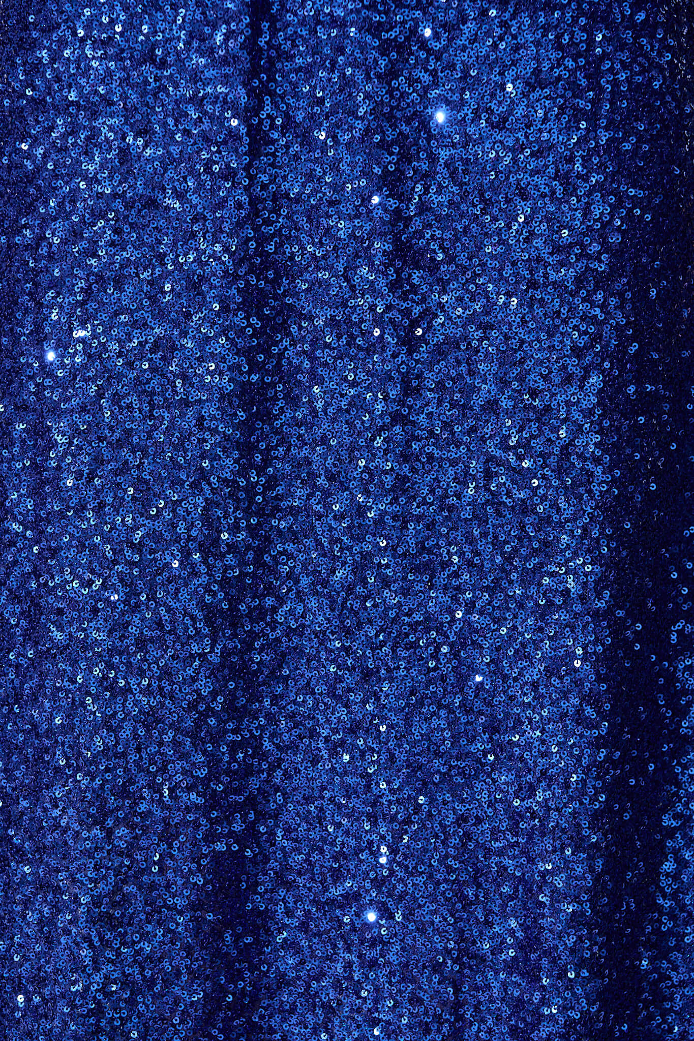 Amiri Off Shoulder Maxi Dress in Cobalt Blue Sequin - Image 9