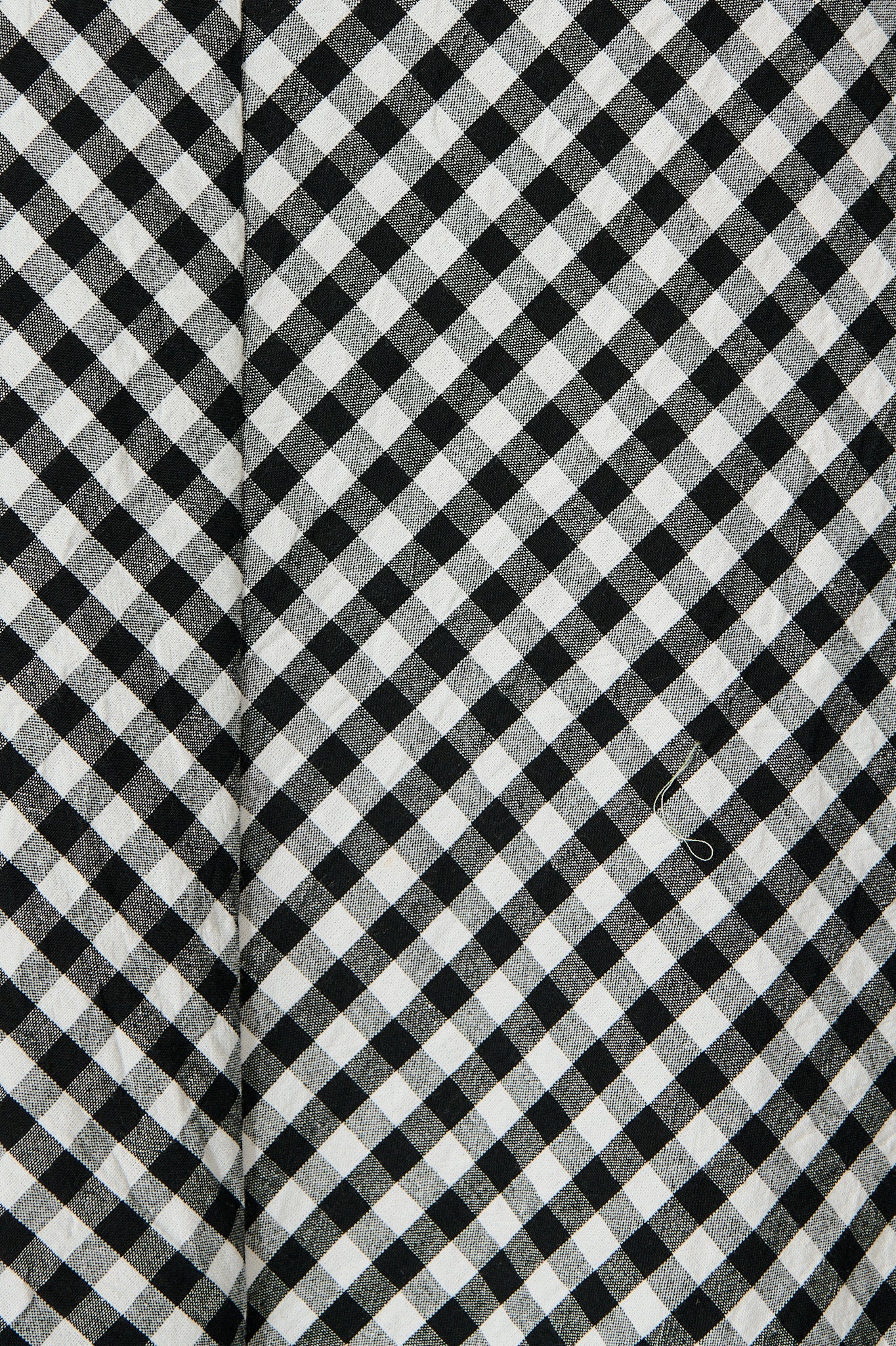Amor Maxi Skirt in Black and White Gingham Cotton - Image 6