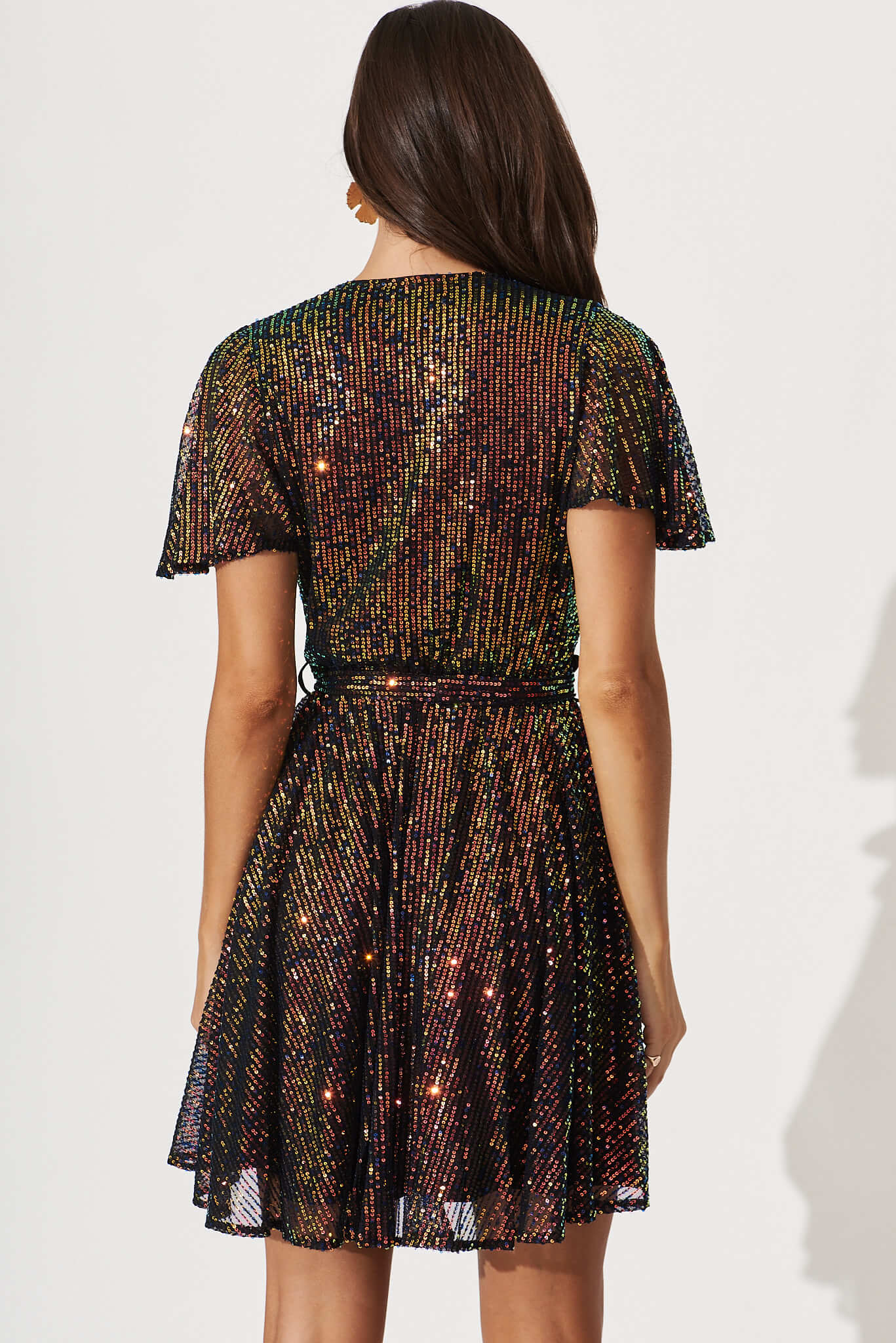 Amoretto Dress In Multi Sequin - Image 5
