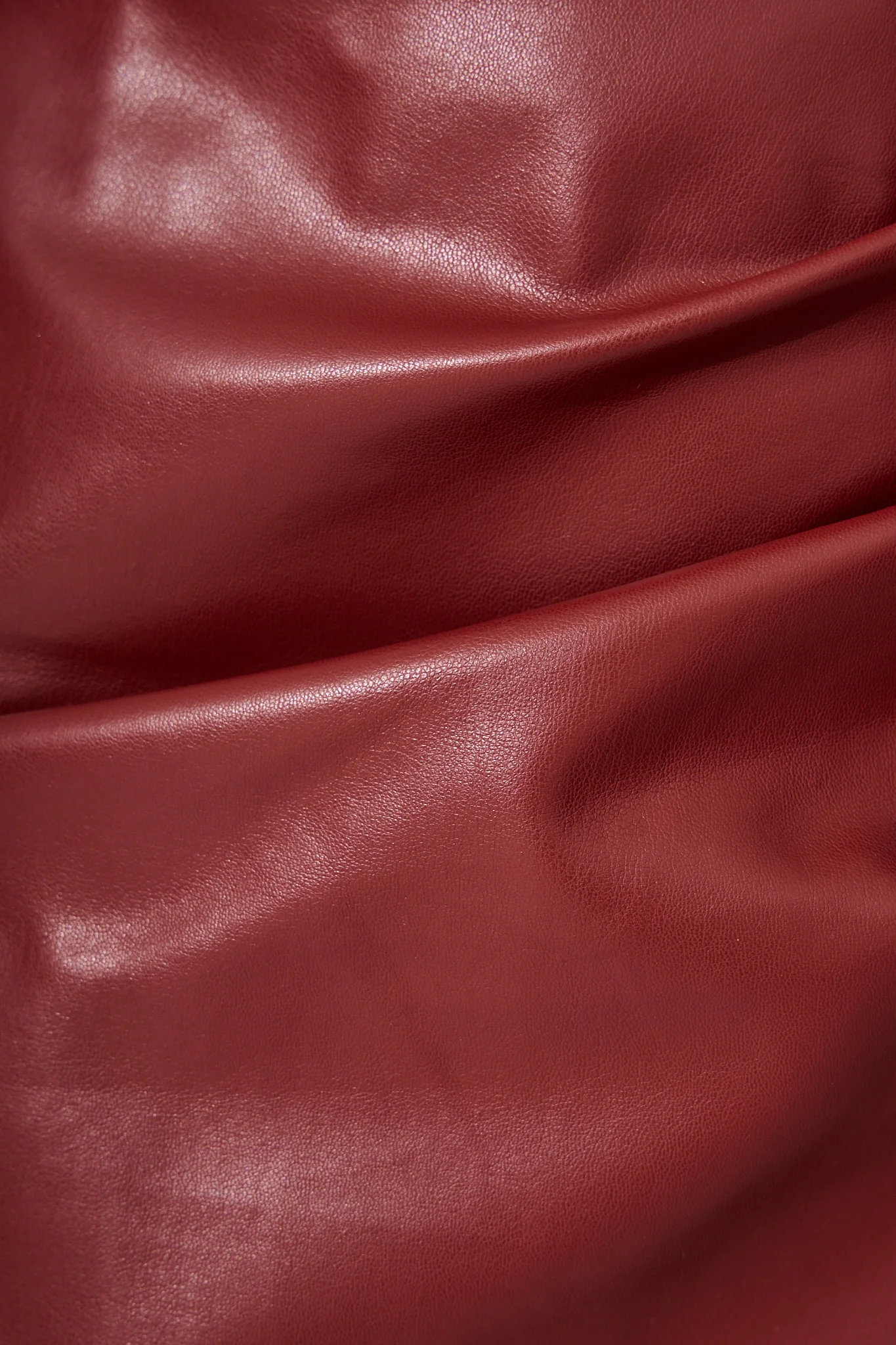Ascend Leatherette Skirt in Wine - Image 6