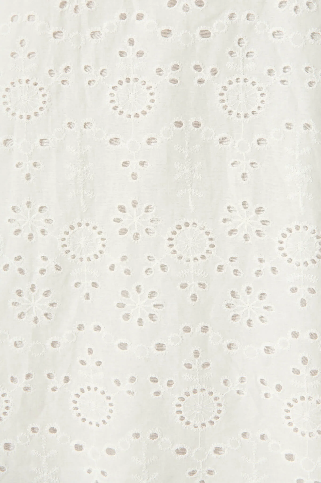 Ashlynn Dress in White Broderie Cotton - Image 6