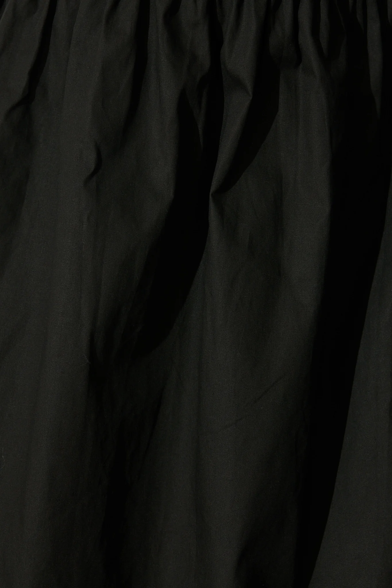 Avenly Midi Dress in Black Cotton - Image 6