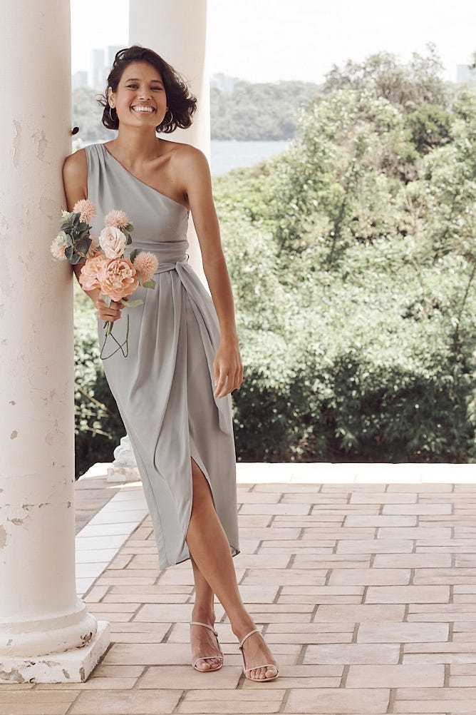 Aviana Dress in Sage Green - Image 3