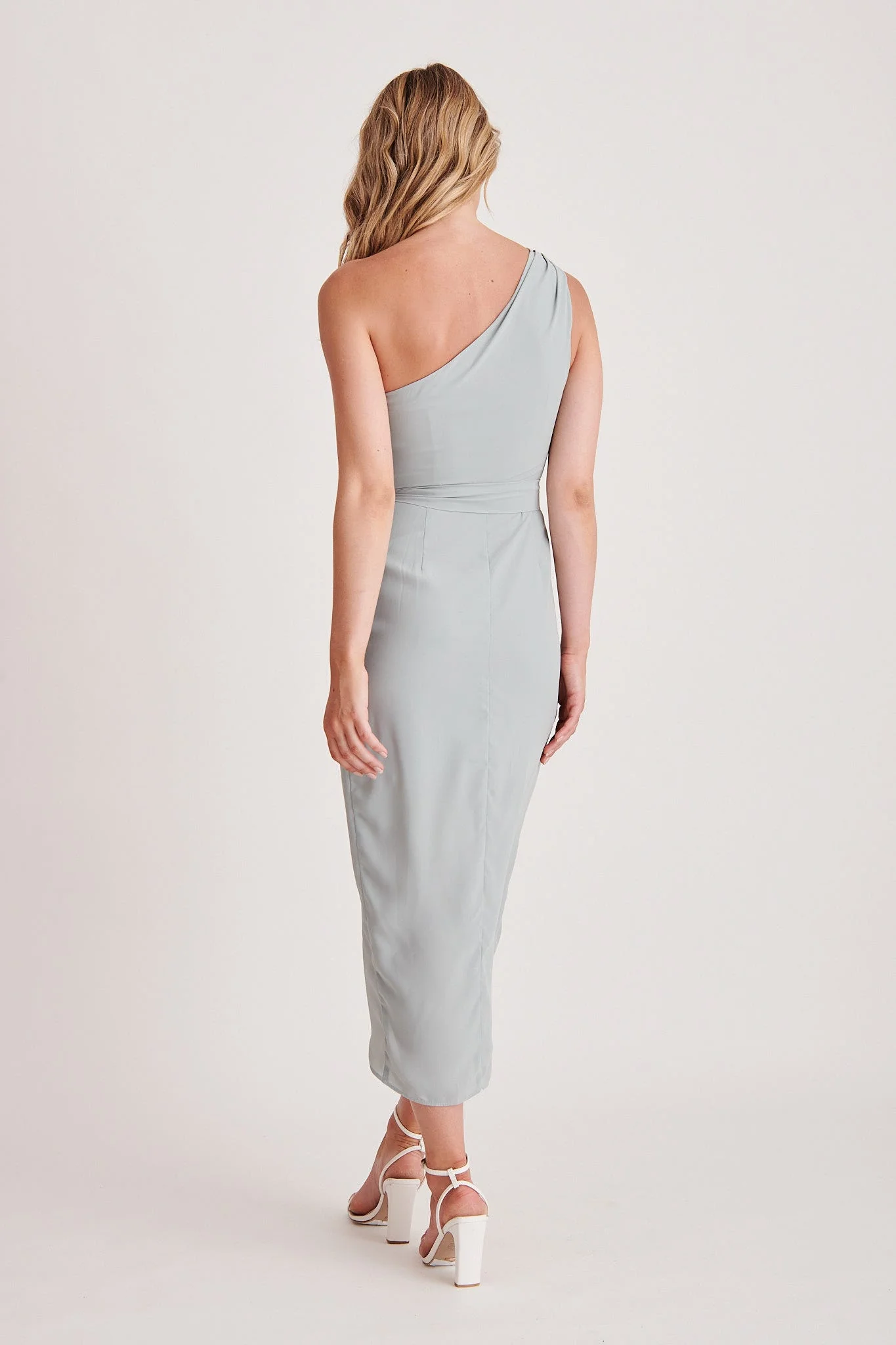 Aviana Dress in Sage Green - Image 5