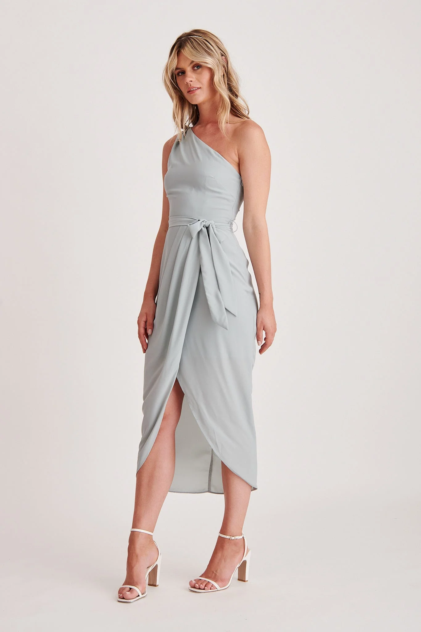 Aviana Dress in Sage Green - Image 7