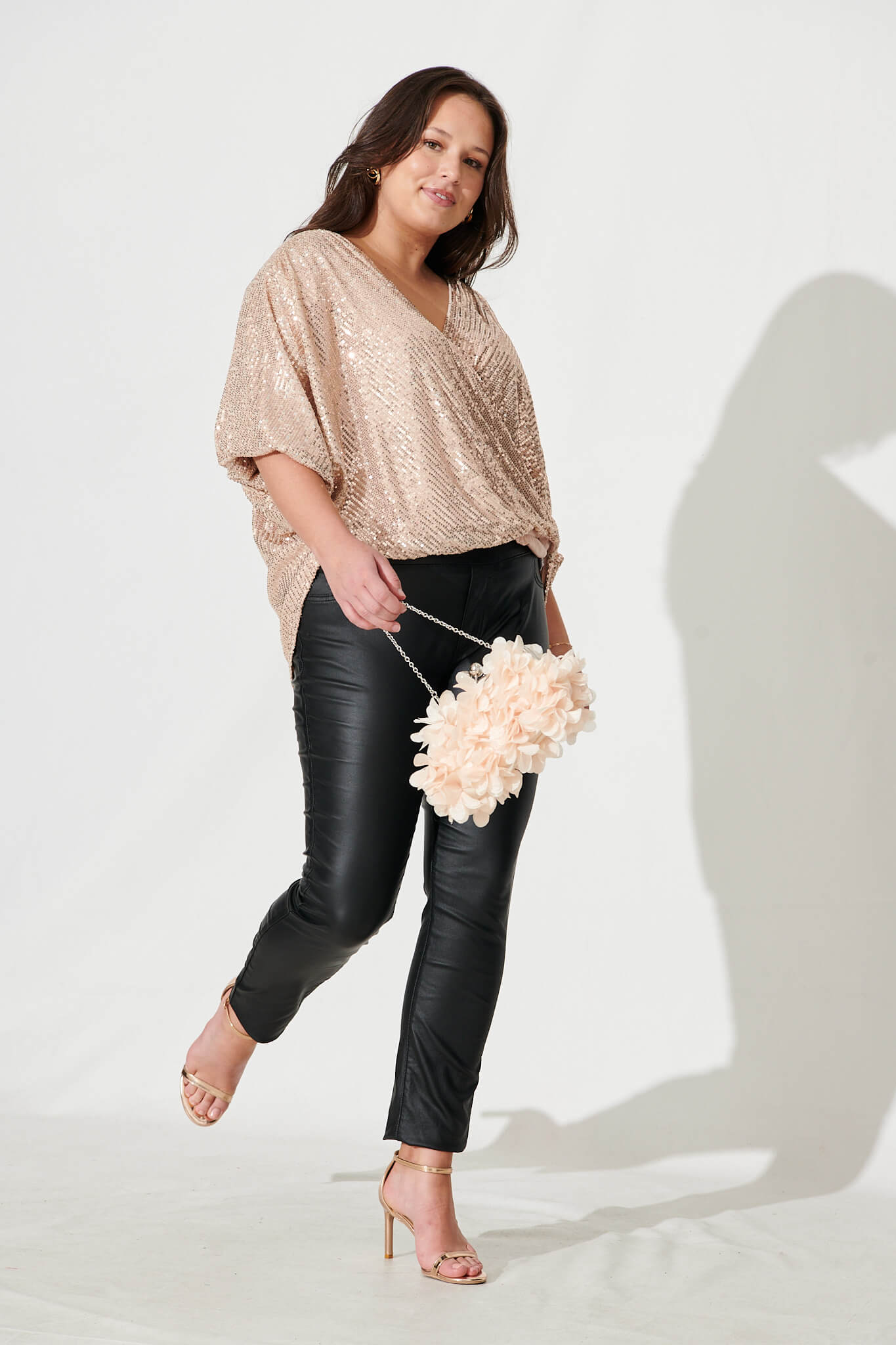 Avina Skinny Pants In Black - Image 7