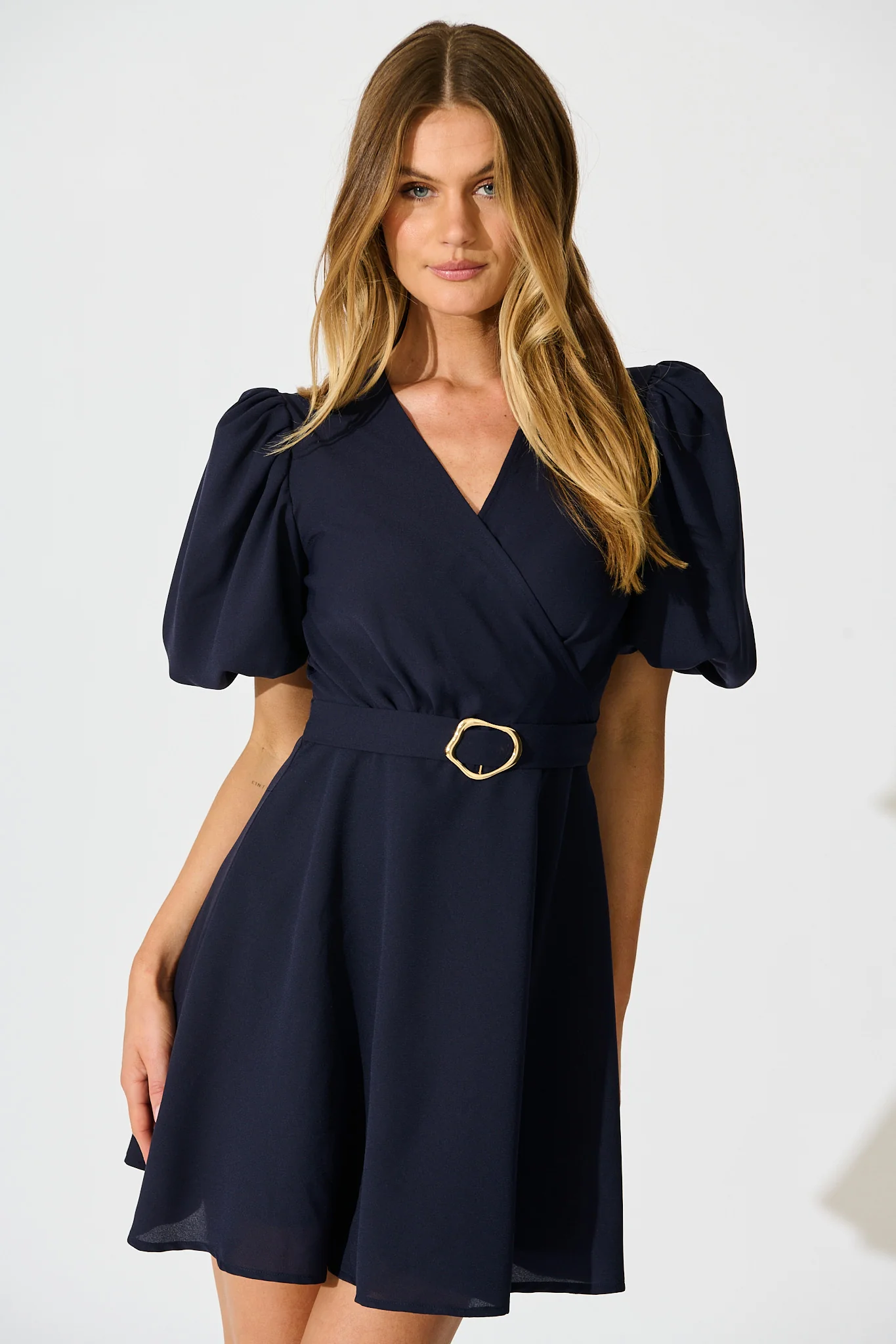 Avril Dress in Navy - Image 2