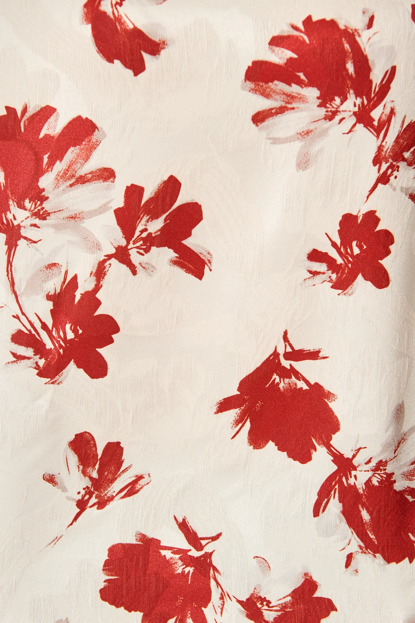 Azra Top in Cream with Red Floral - Image 8