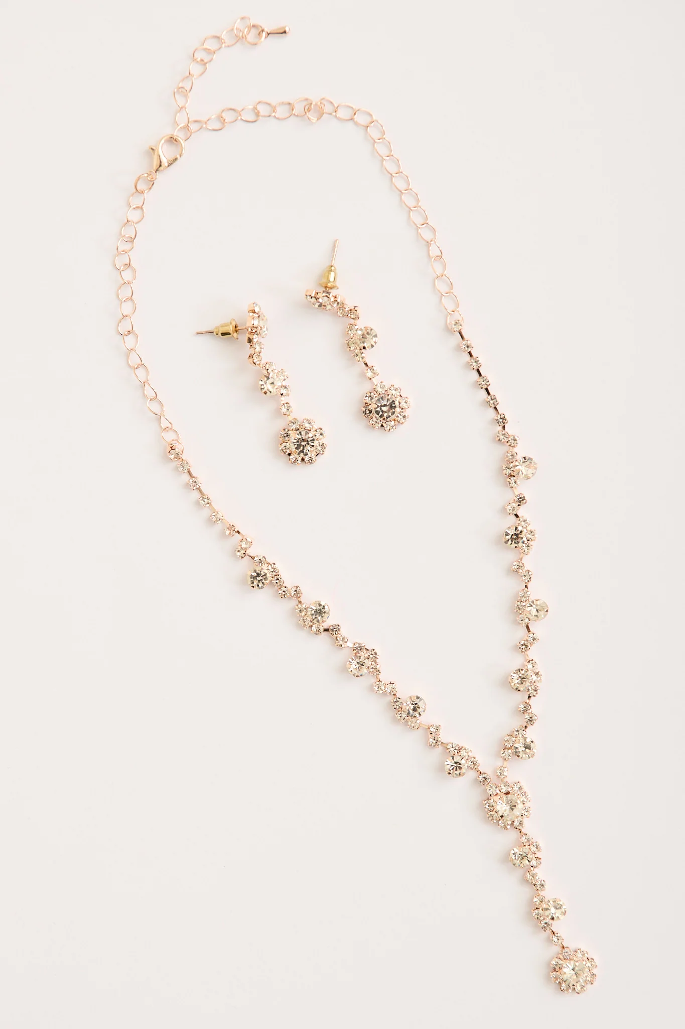 Be Mine Necklace and Earrings Set in Gold