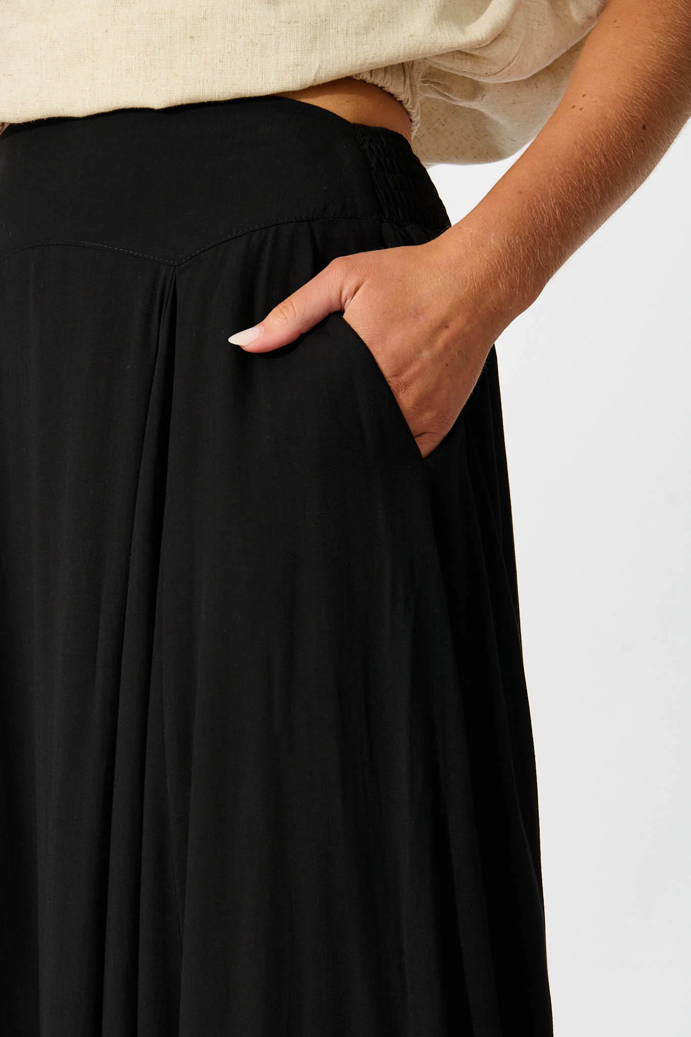 Brandsy Maxi Skirt In Black - Image 5