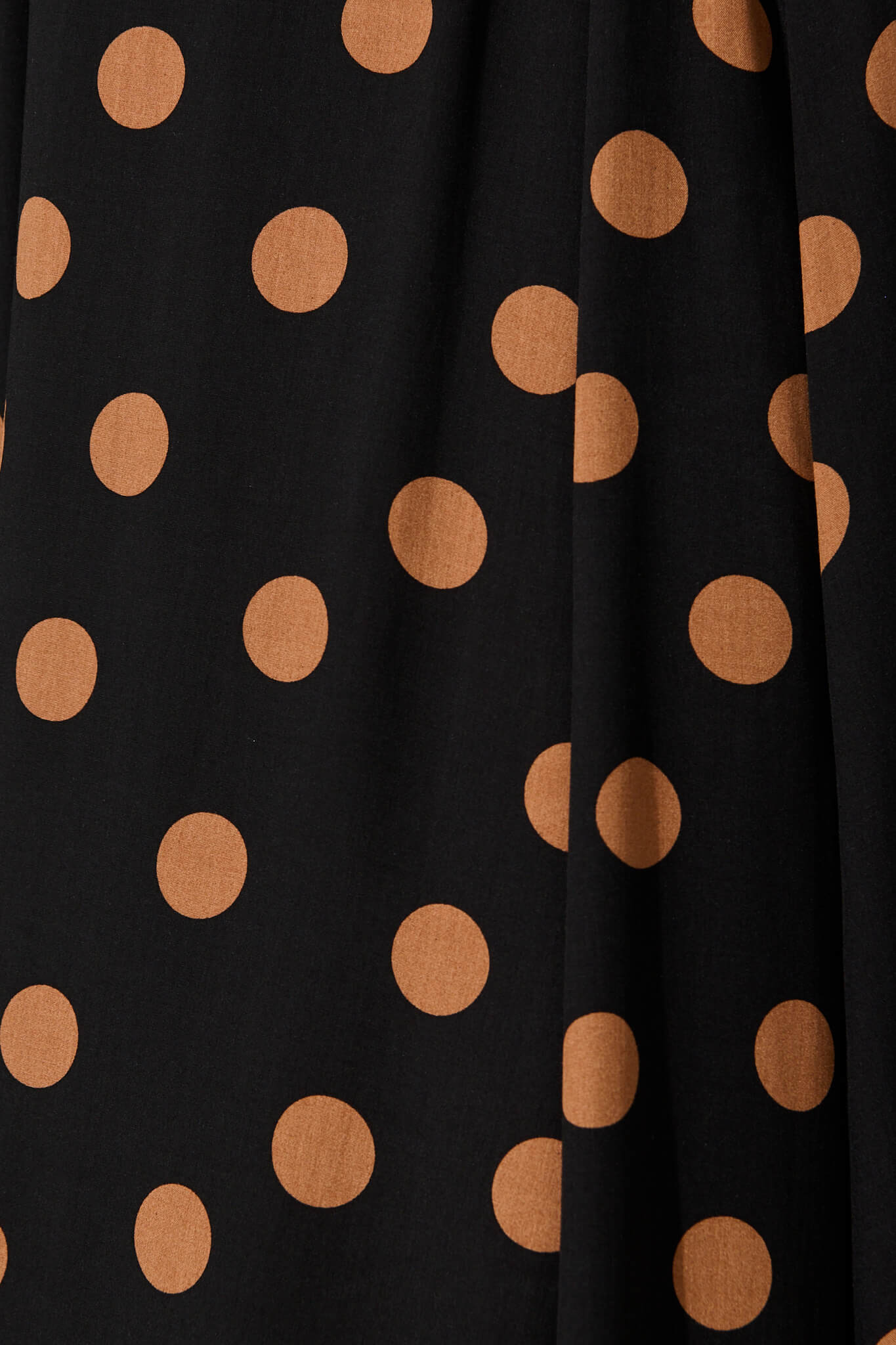 Brandsy Maxi Skirt In Black With Brown Spot - Image 6