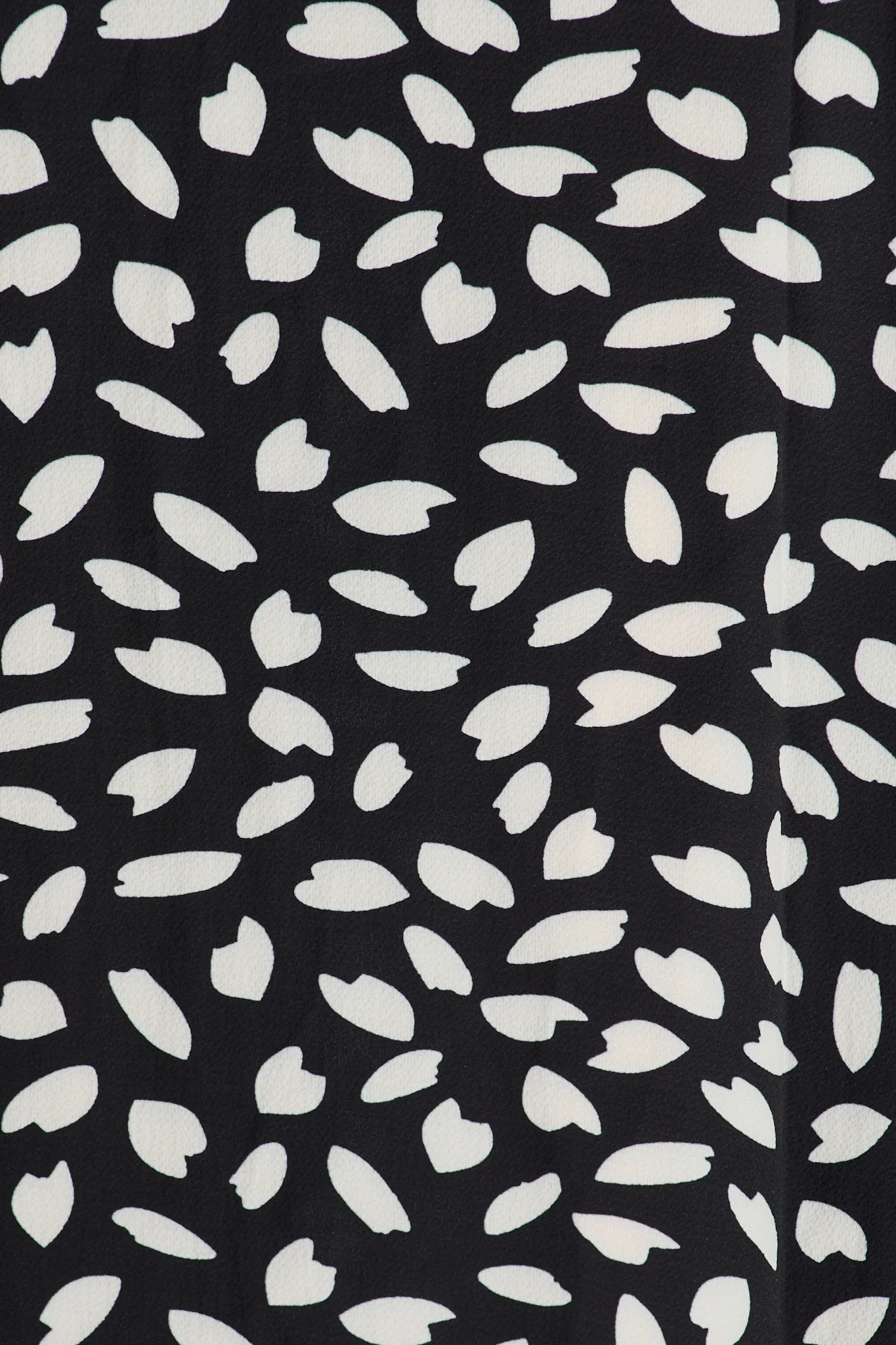 Brandsy Maxi Skirt in Black with White Leaf - Image 6