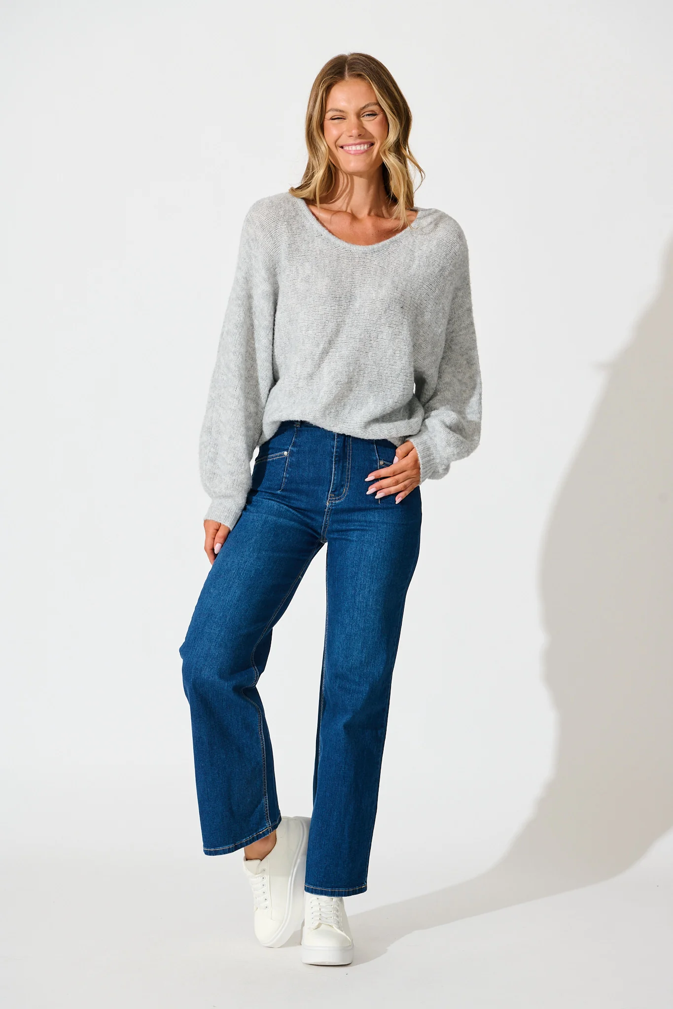 Bree Knit in Grey Marle - Image 4