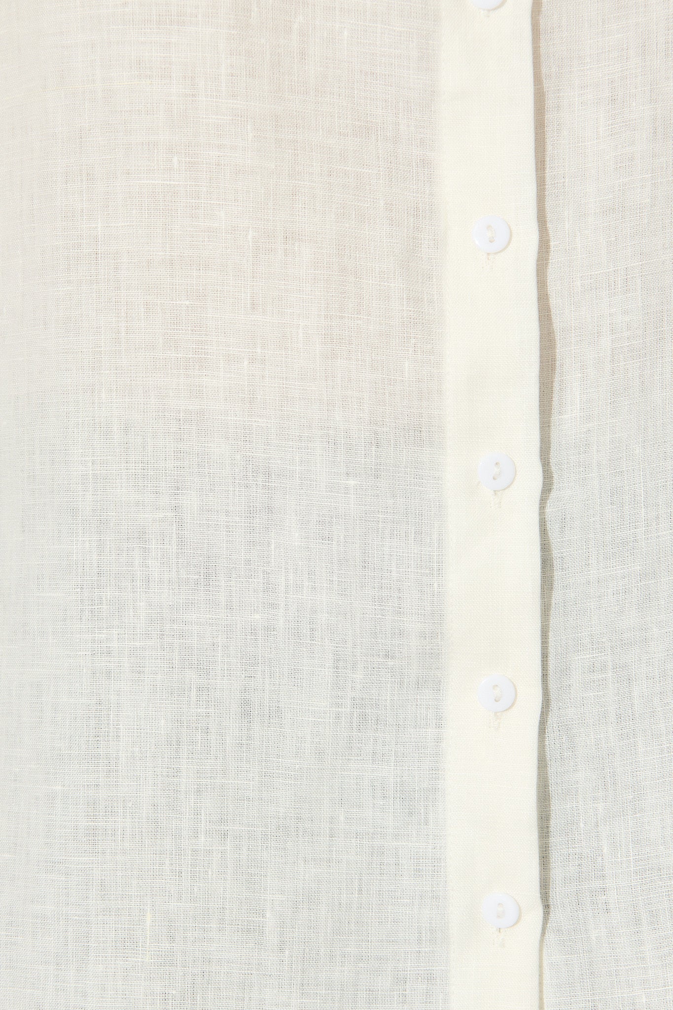 Breeze Shirt in White Linen - Image 13