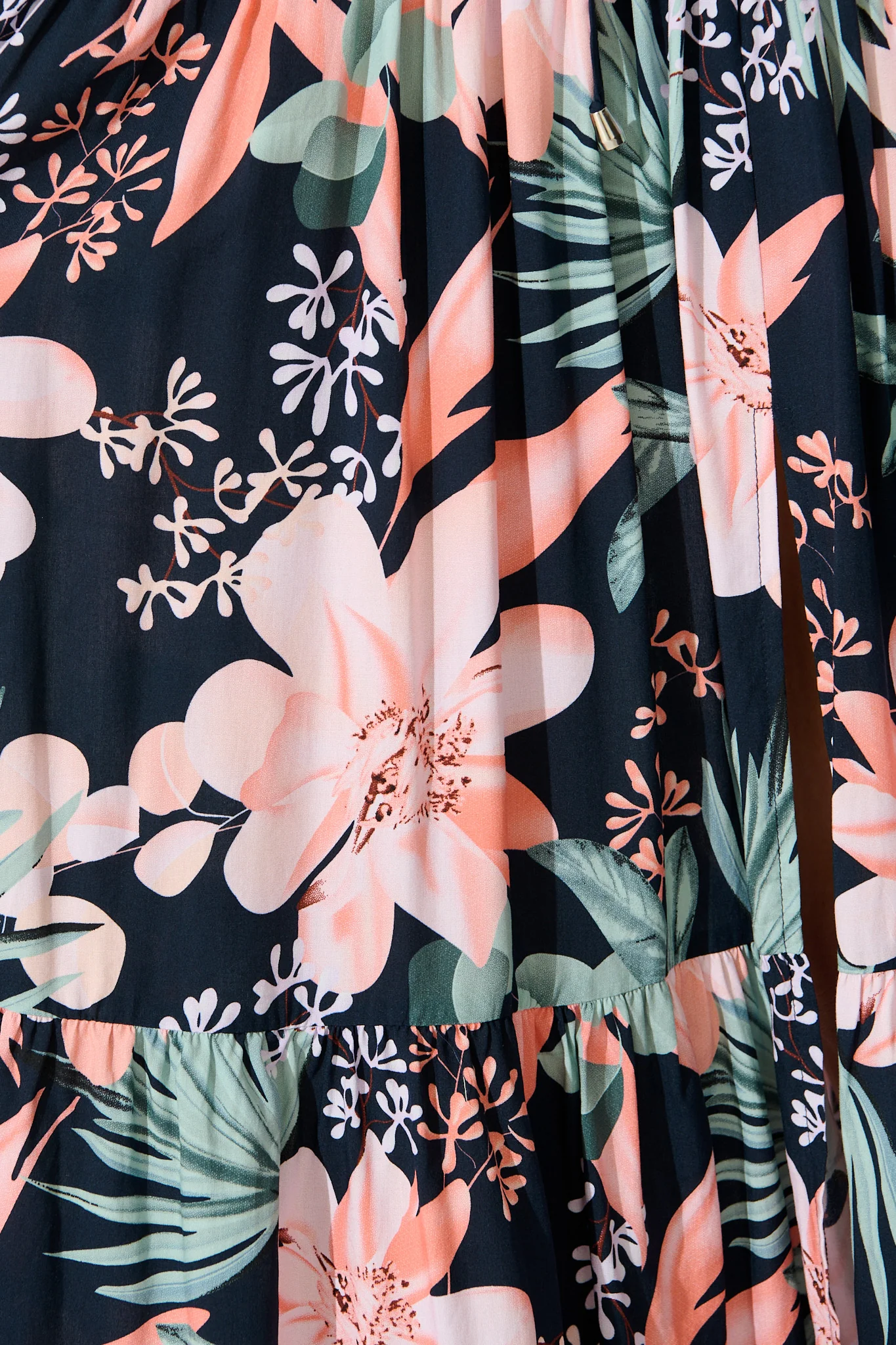 Carwen Maxi Dress in Navy with Multi Floral - Image 6
