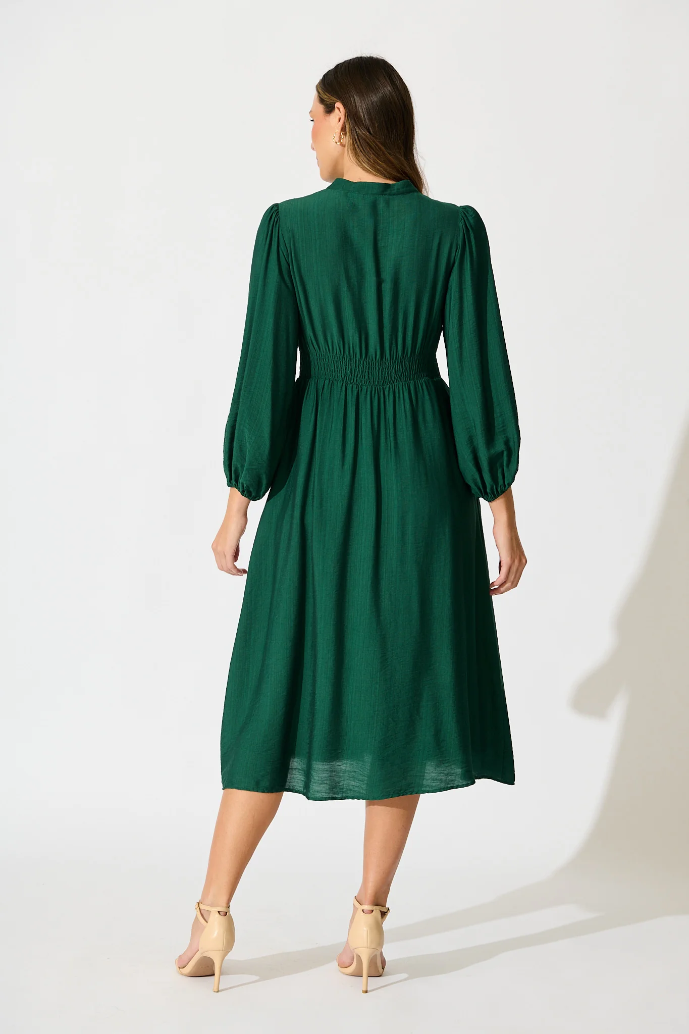 Casablanca Midi Dress in Green - Image 4