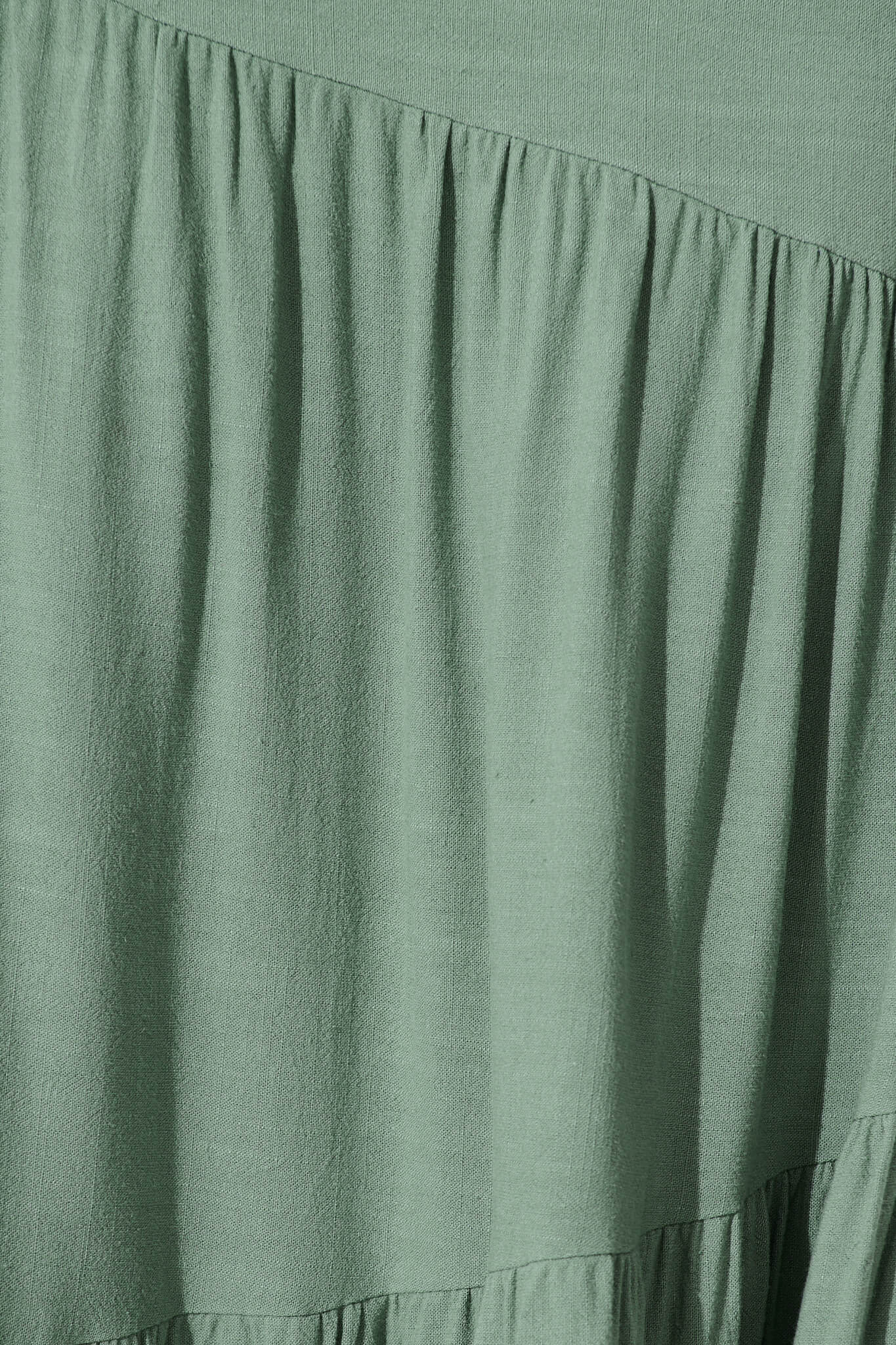 Cassiani Maxi Skirt in Sage Green Linen Blend - Image 6