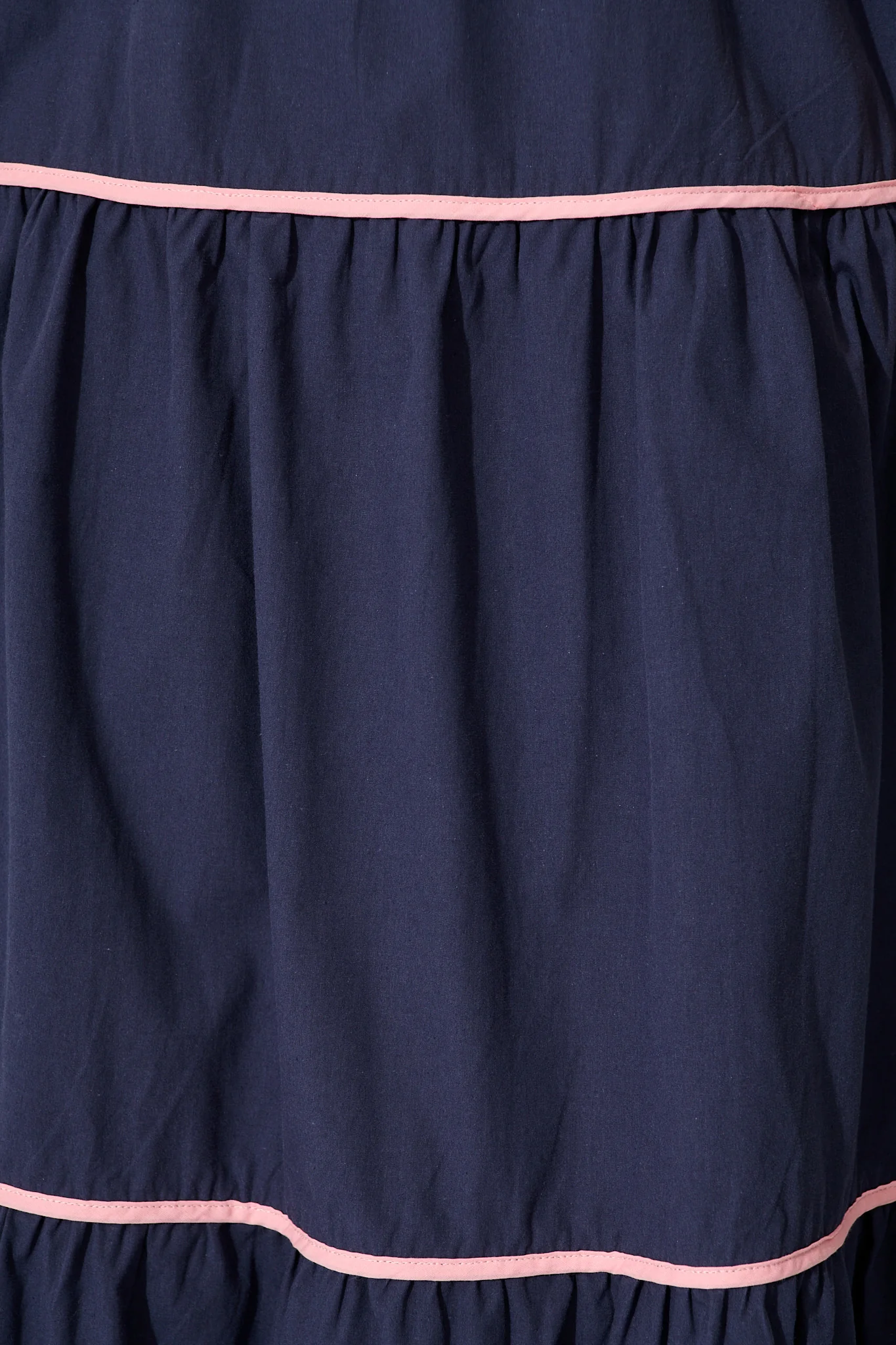 Celandine Halter Neck Maxi Dress in Navy Cotton - Image 10
