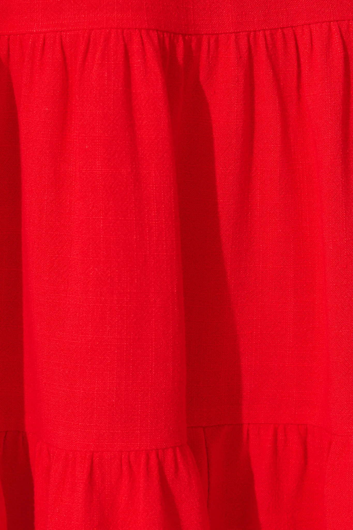 Cella Dress in Red Linen Blend - Image 7
