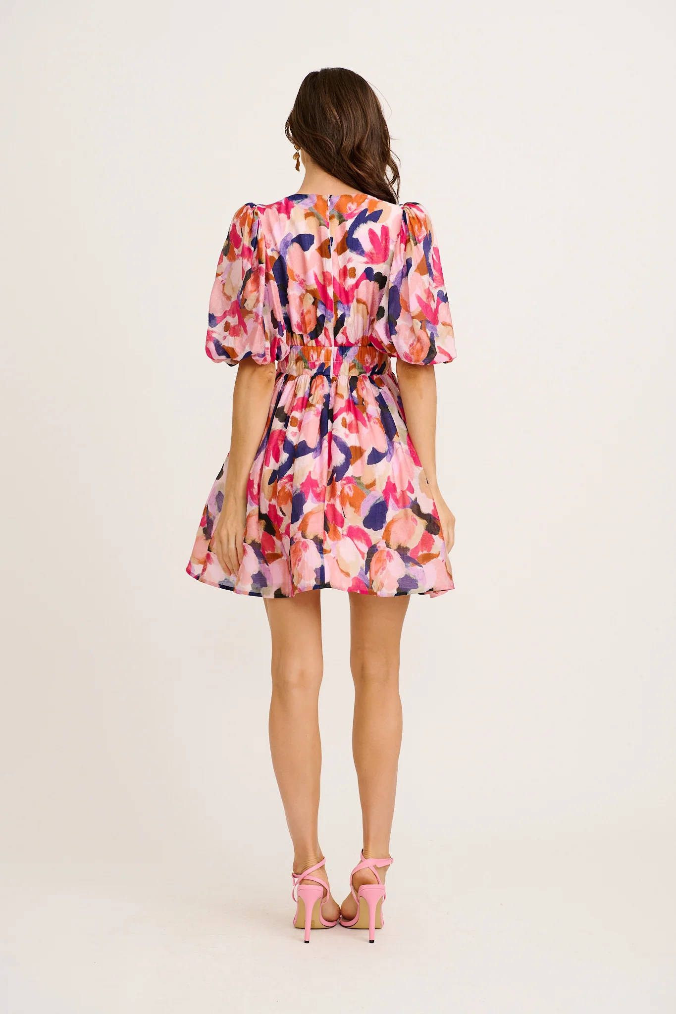 Champagne Nights Dress in Multi Print - Image 10