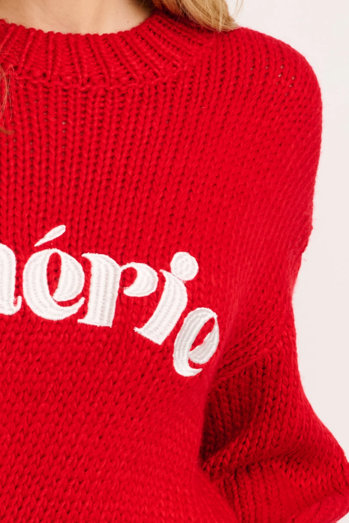 PRE ORDER Cherie Knit in Red - Image 10