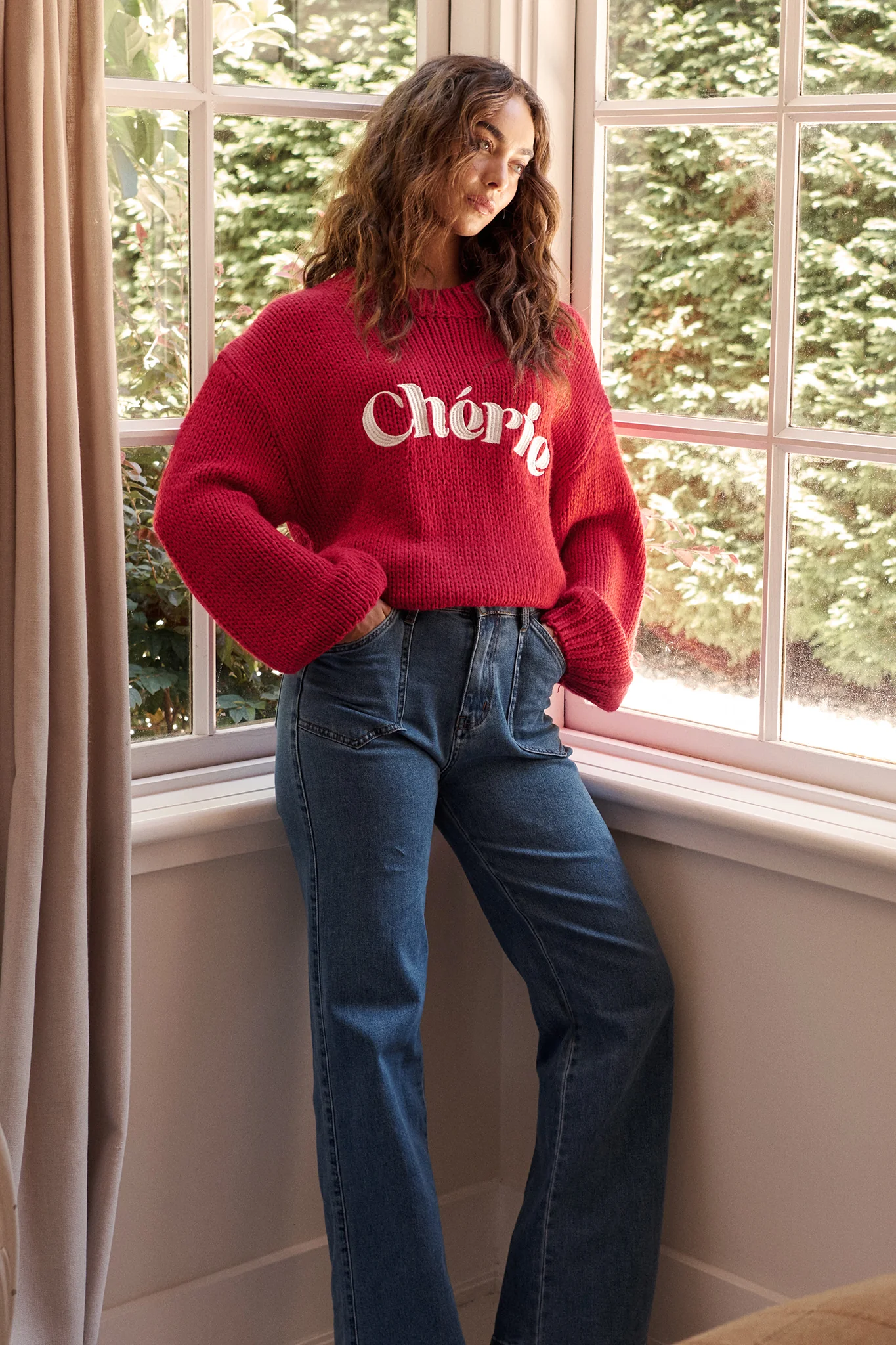 PRE ORDER Cherie Knit in Red - Image 5