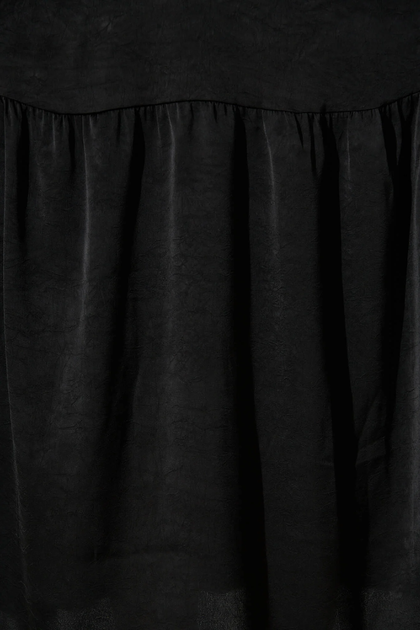 Constantine Maxi Dress In Black Crinkle Satin - Image 6