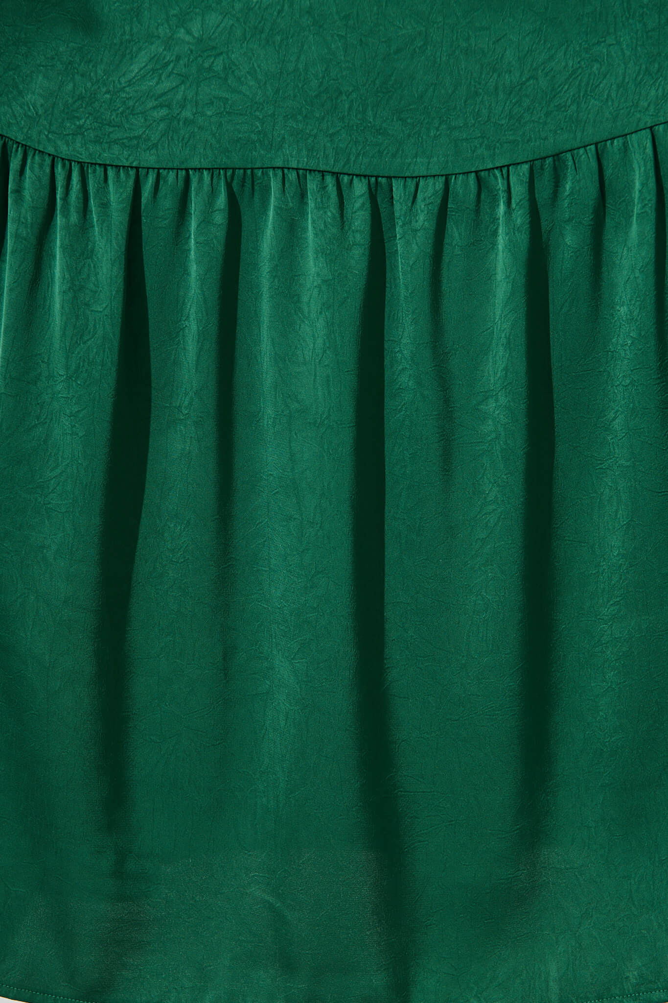 Constantine Maxi Dress in Emerald Green Crinkle Satin - Image 6