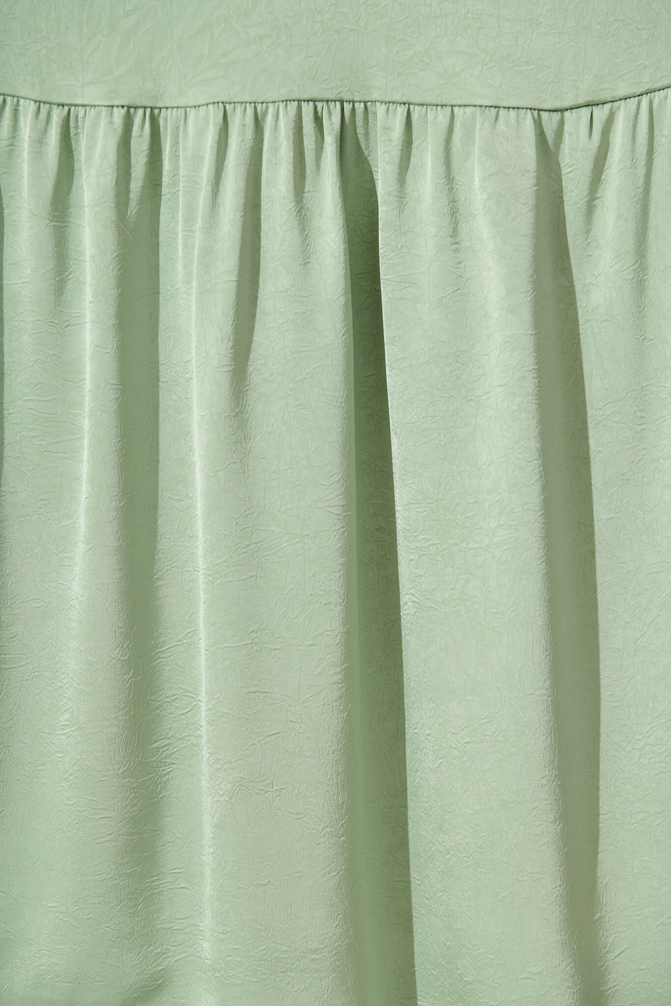 Constantine Maxi Dress In Pale Green Crinkle Satin - Image 6