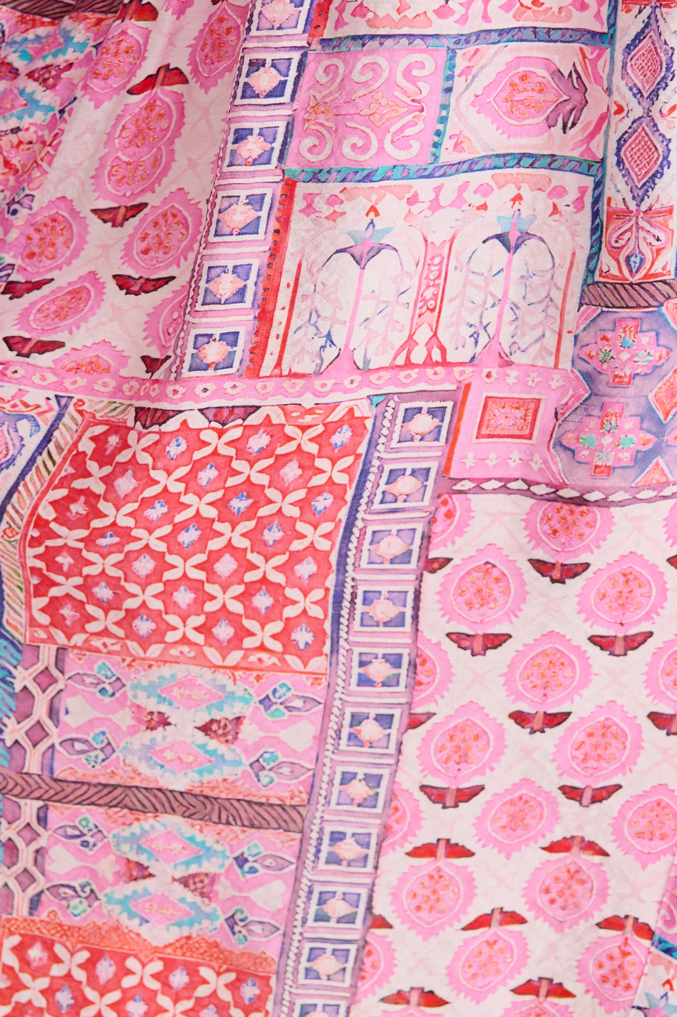 Cool Love Dress in Pink Tile Print - Image 6