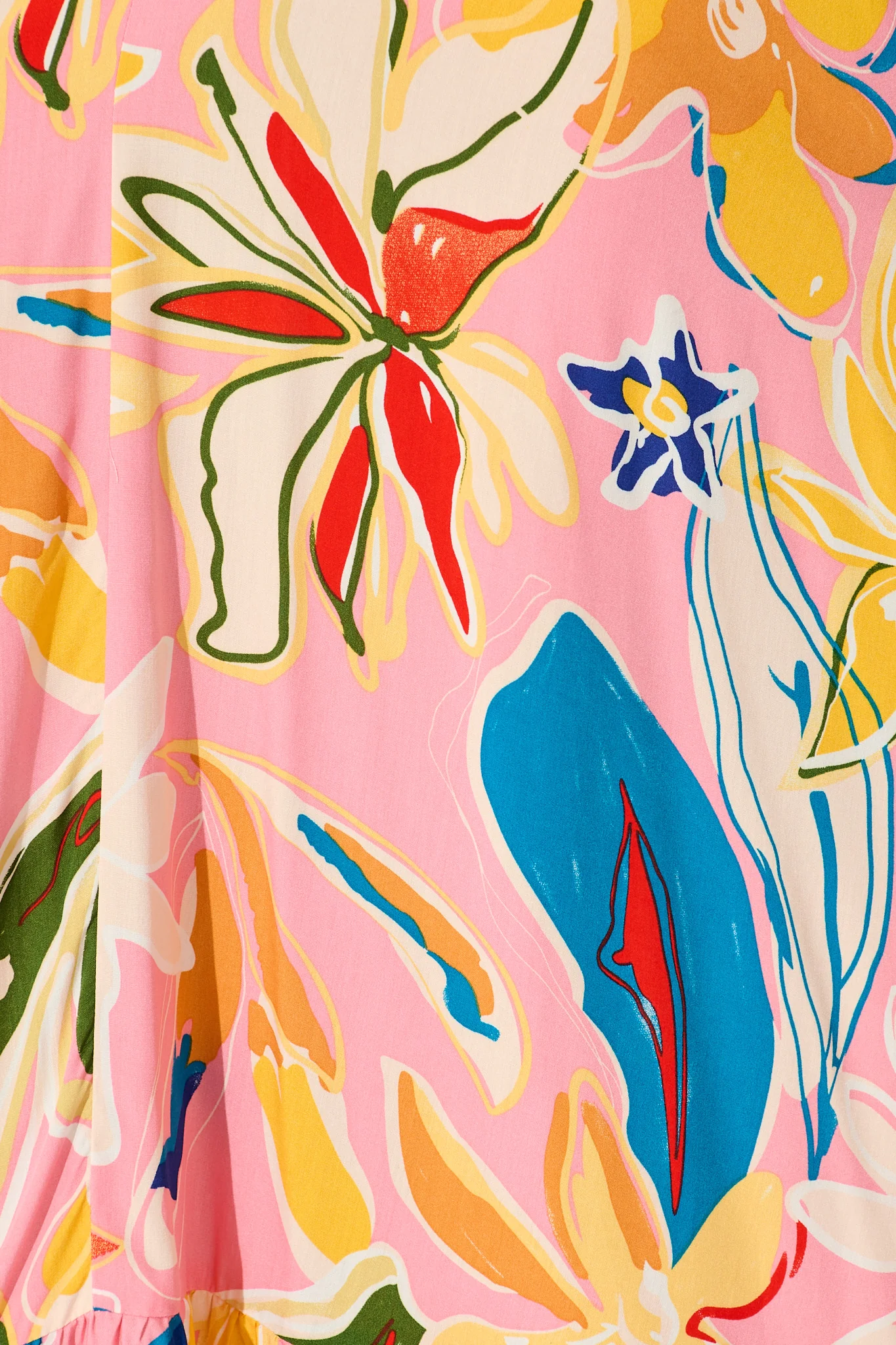 Corali Maxi Dress in Pink with Multi Print - Image 10