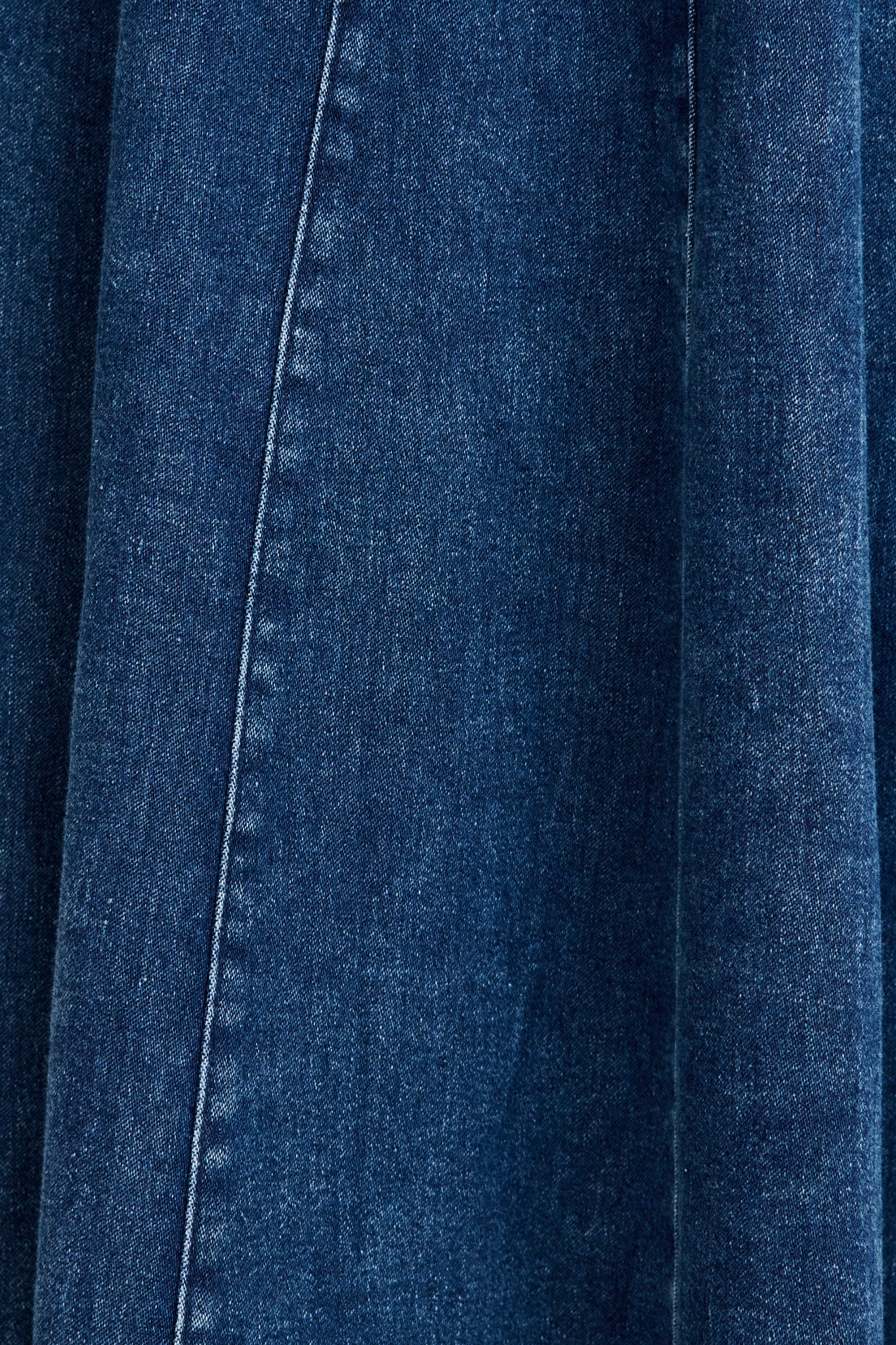 Cosmic Girl Midi Dress in Dark Blue Denim Wash - Image 11